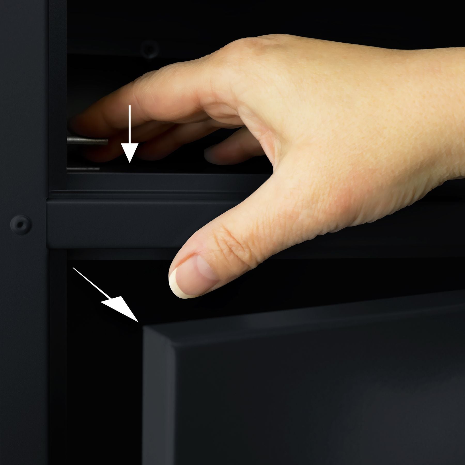 B-Ware Paketbriefkasten SafePost 65M anthrazit RAL 7016 Design-Paketkasten modern