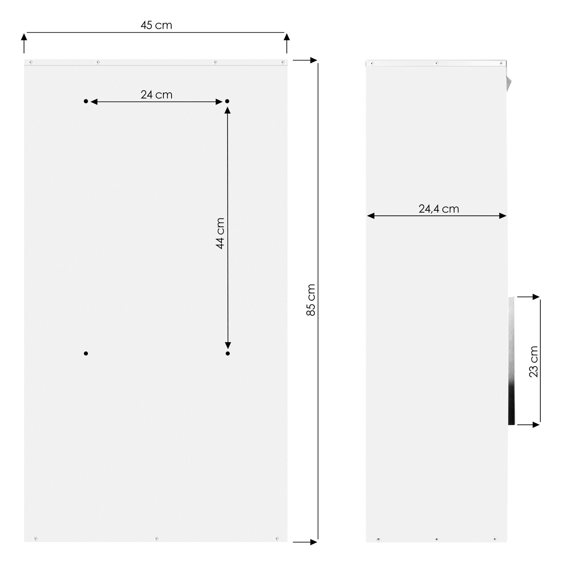B-Ware Paketbriefkasten SafePost 65M weiss