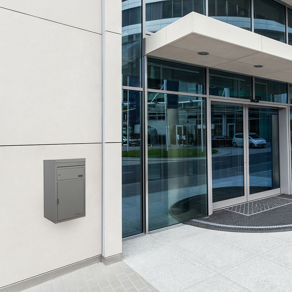 Paketbriefkasten 45 anthrazit-grau