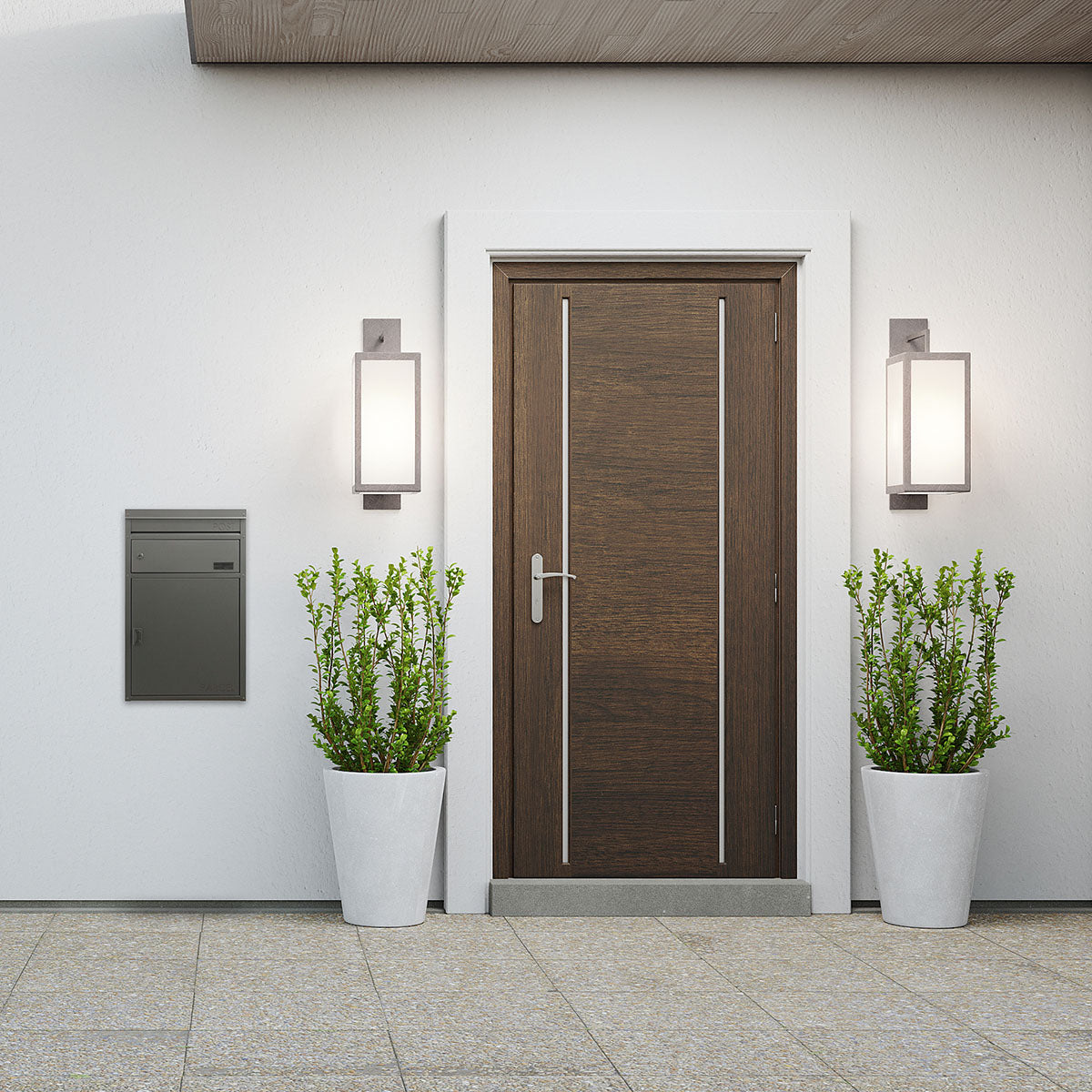 Paketbriefkasten 45 anthrazit-grau