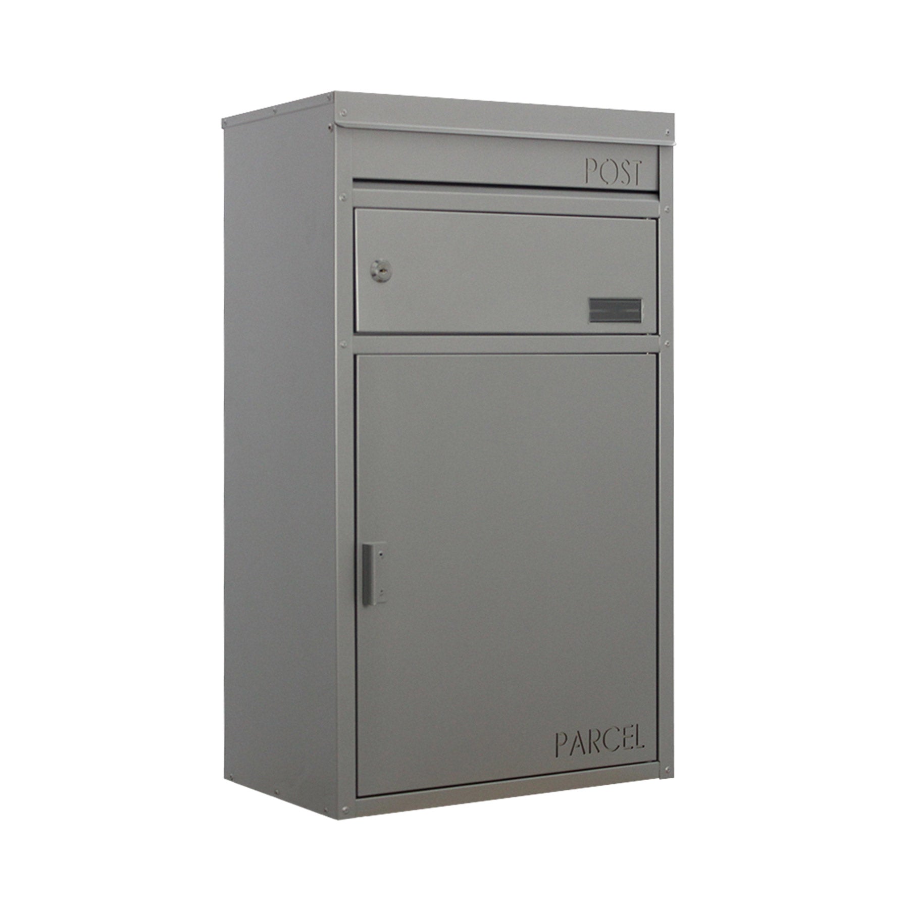 Paketbriefkasten 45 silbergrau