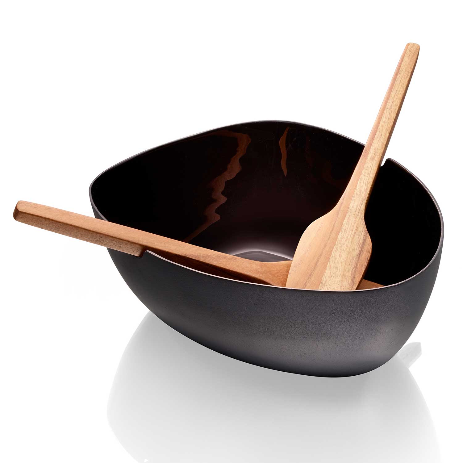 Boat Salatschale mit Besteck Höhe 10 cm