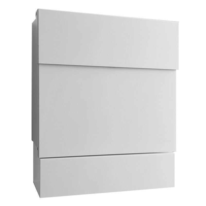 Briefkasten Letterman 5 weiss mit Zeitungsrolle - 561 E