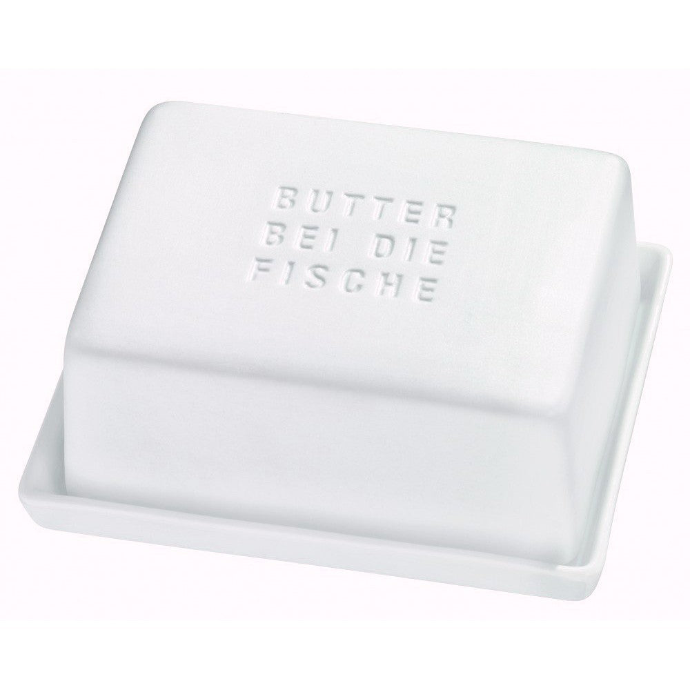 Poesie et Table Breakfast Butterdose Butter bei die Fische