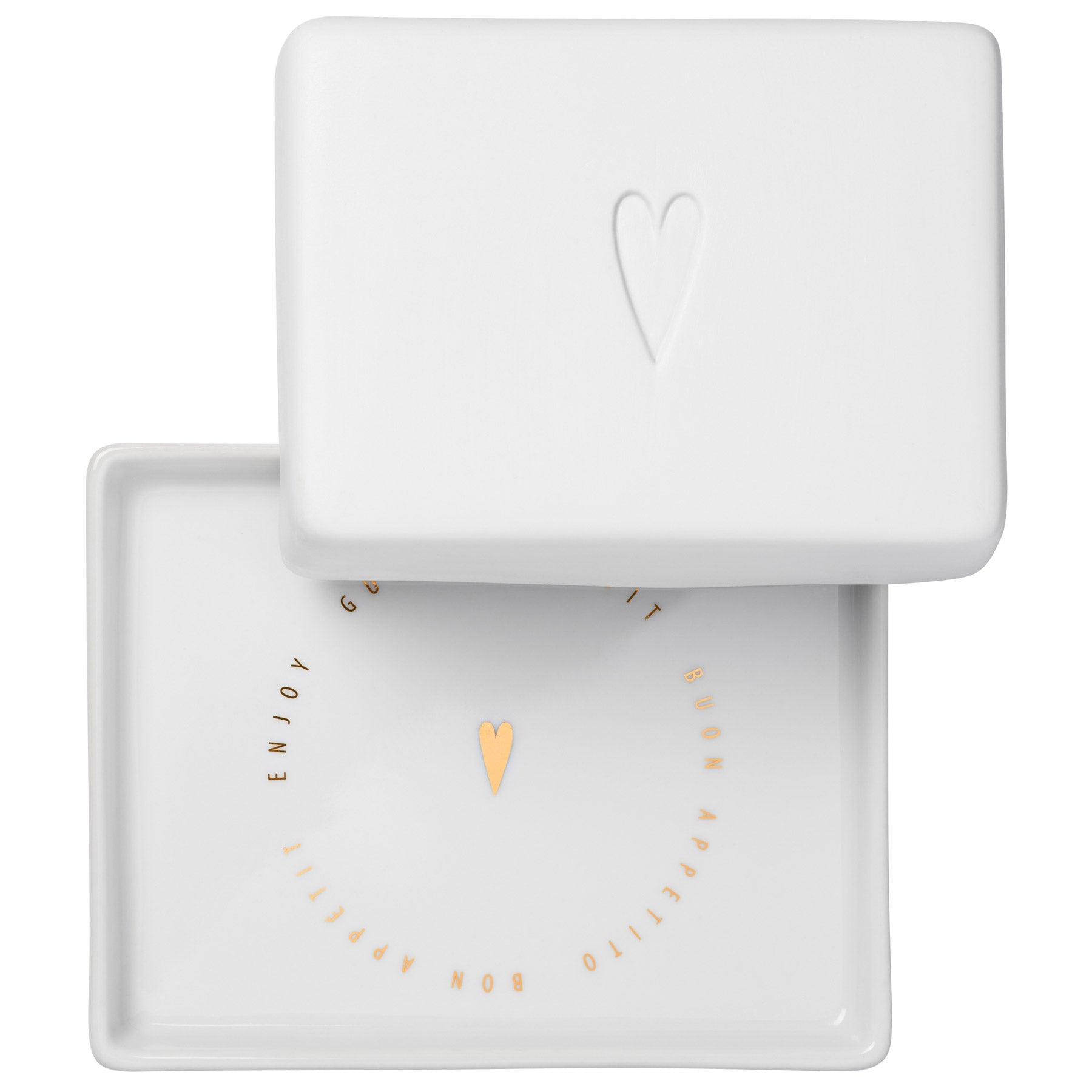 Poesie et Table Butterdose Herz