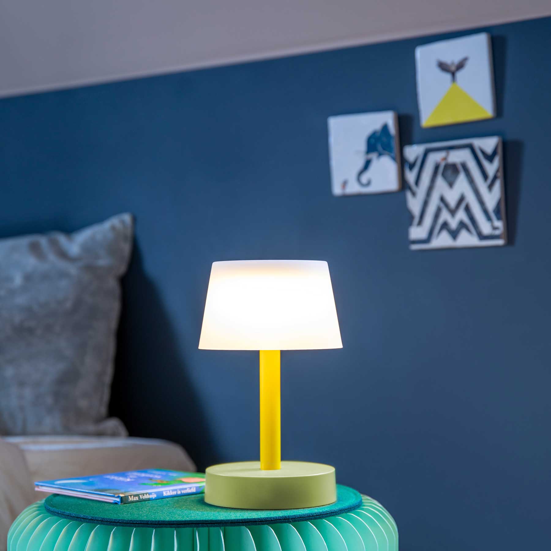 Tischleuchte Fritz flora Höhe 22 cm