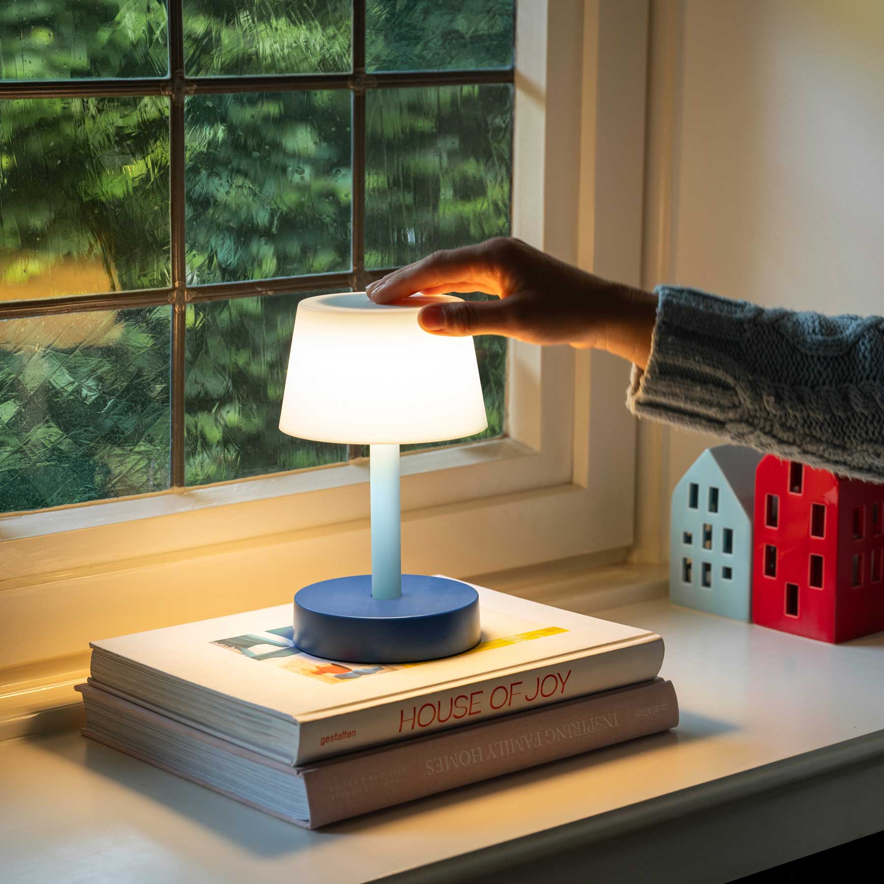 Tischleuchte Fritz sky Höhe 22 cm