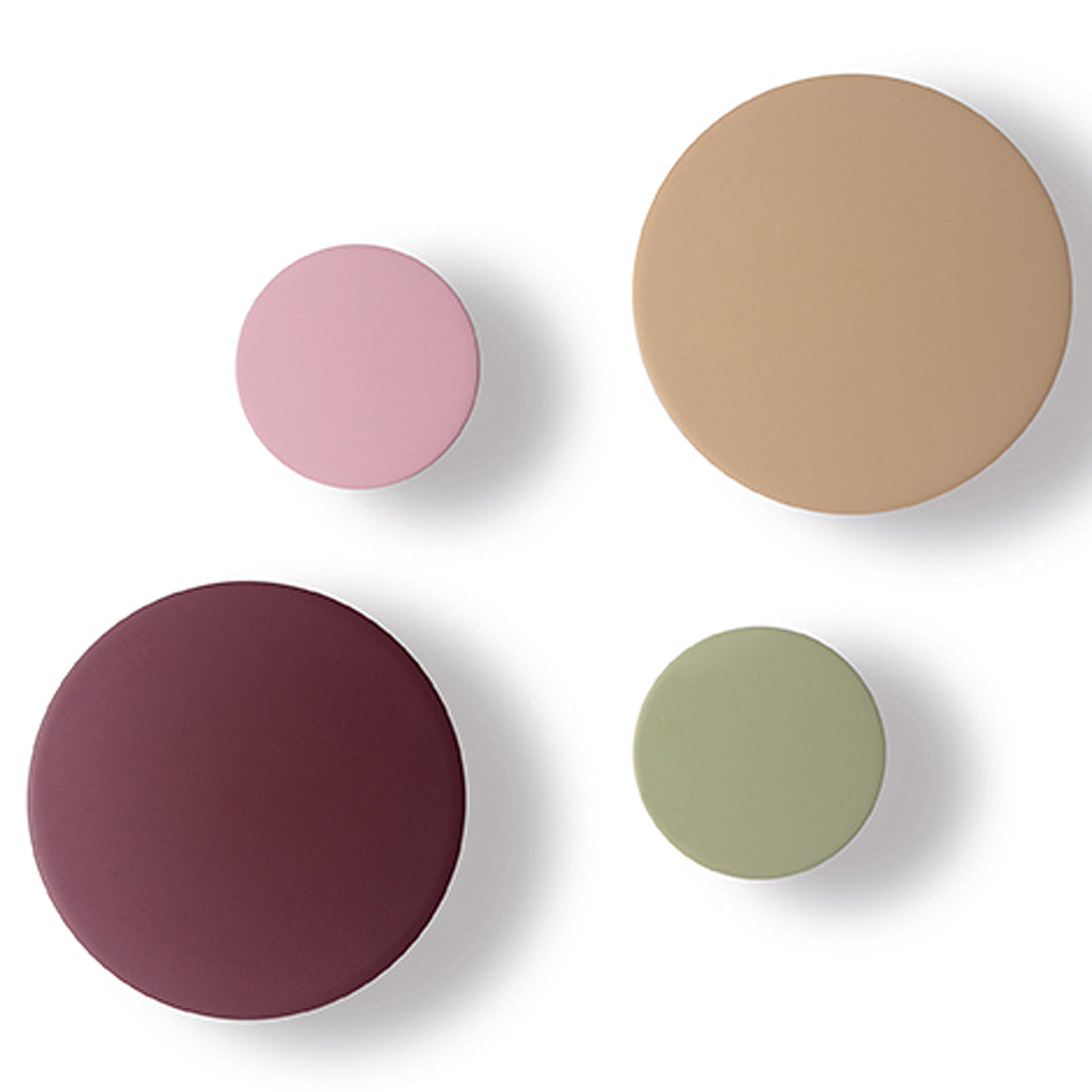 Wandhaken 4er Set Fuchsia