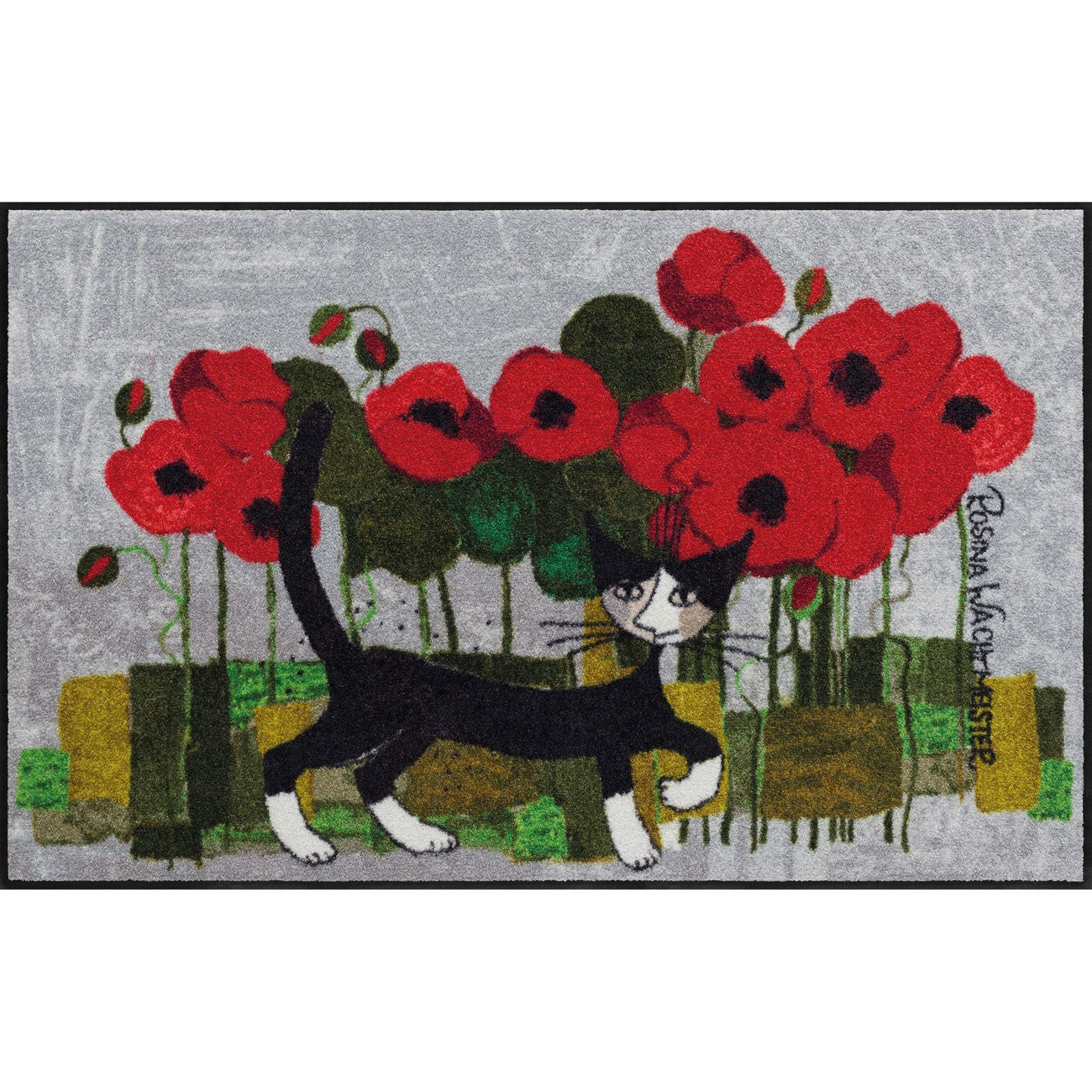 Fußmatte 75x120 Rosina Wachtmeister Poppywalk rot