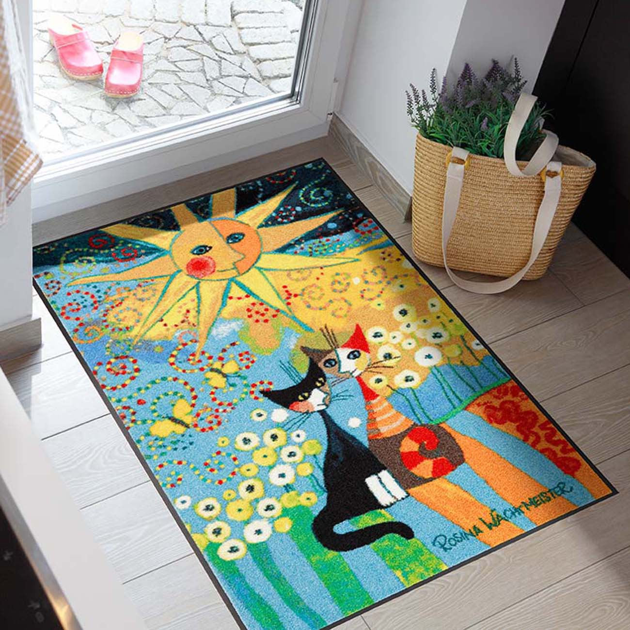 Teppichläufer 75x190 Rosina Wachtmeister La Dolce Vita gelb