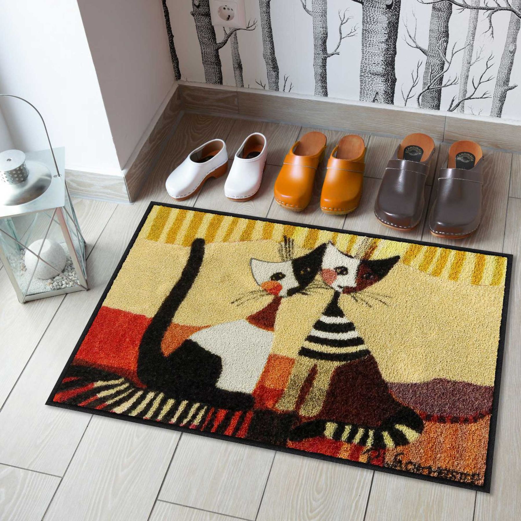 Fußmatte 50x75 Rosina Wachtmeister Two Brothers beige