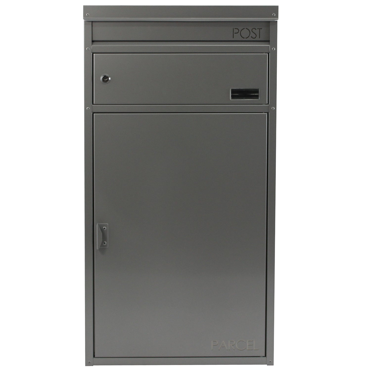 Paketbriefkasten 65 silber-grau