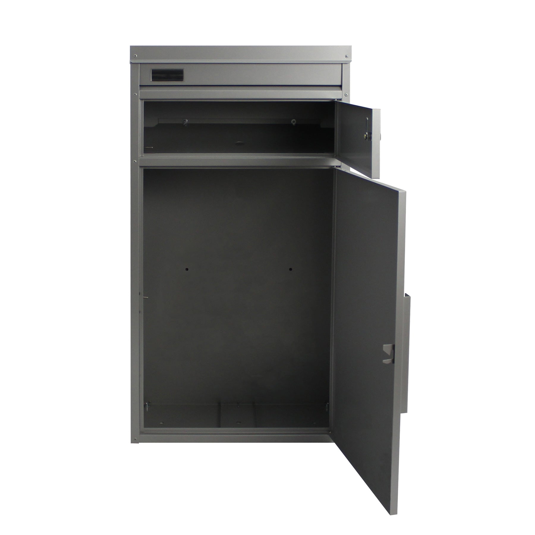 Paketbriefkasten Tiamat 65 silber-grau mit 12 Schlüsseln