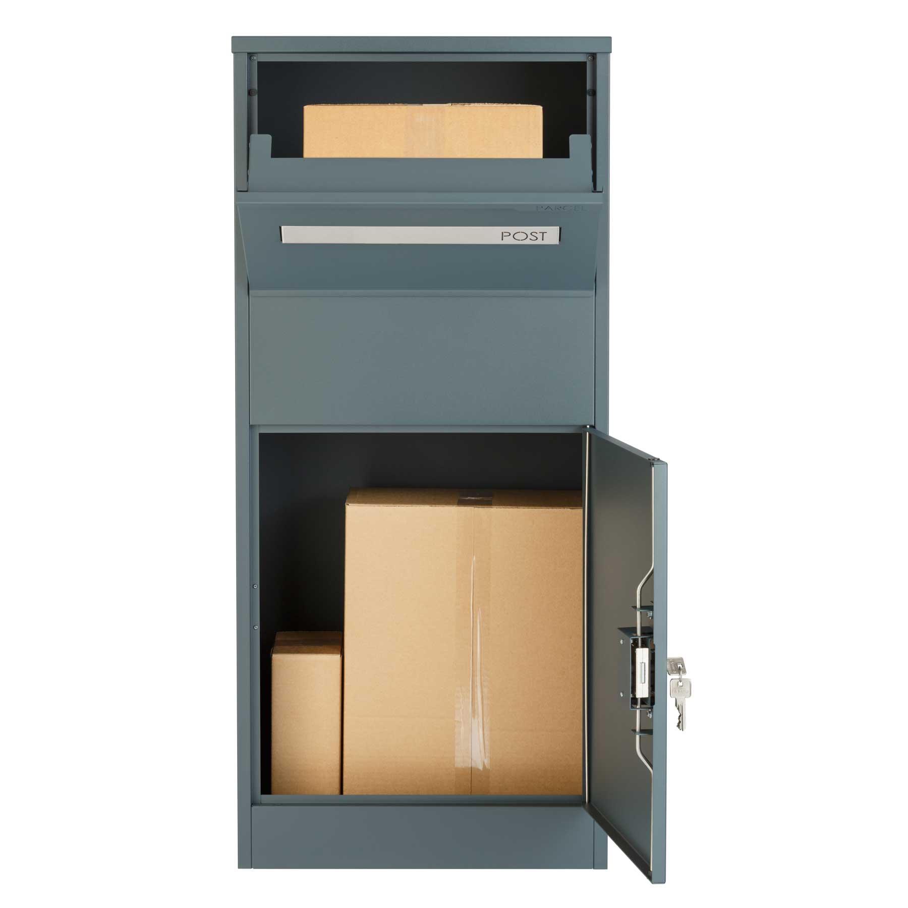 Paketbriefkasten XXL anthrazit mit Profilzylinder