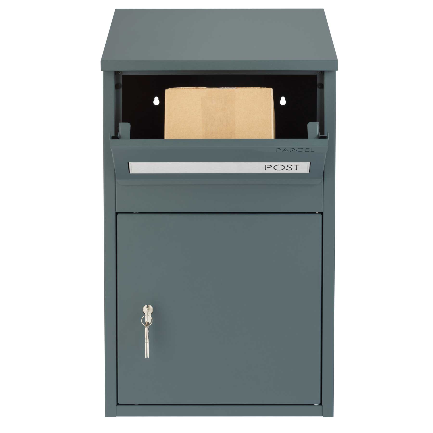 Paketbriefkasten anthrazit mit Profilzylinder