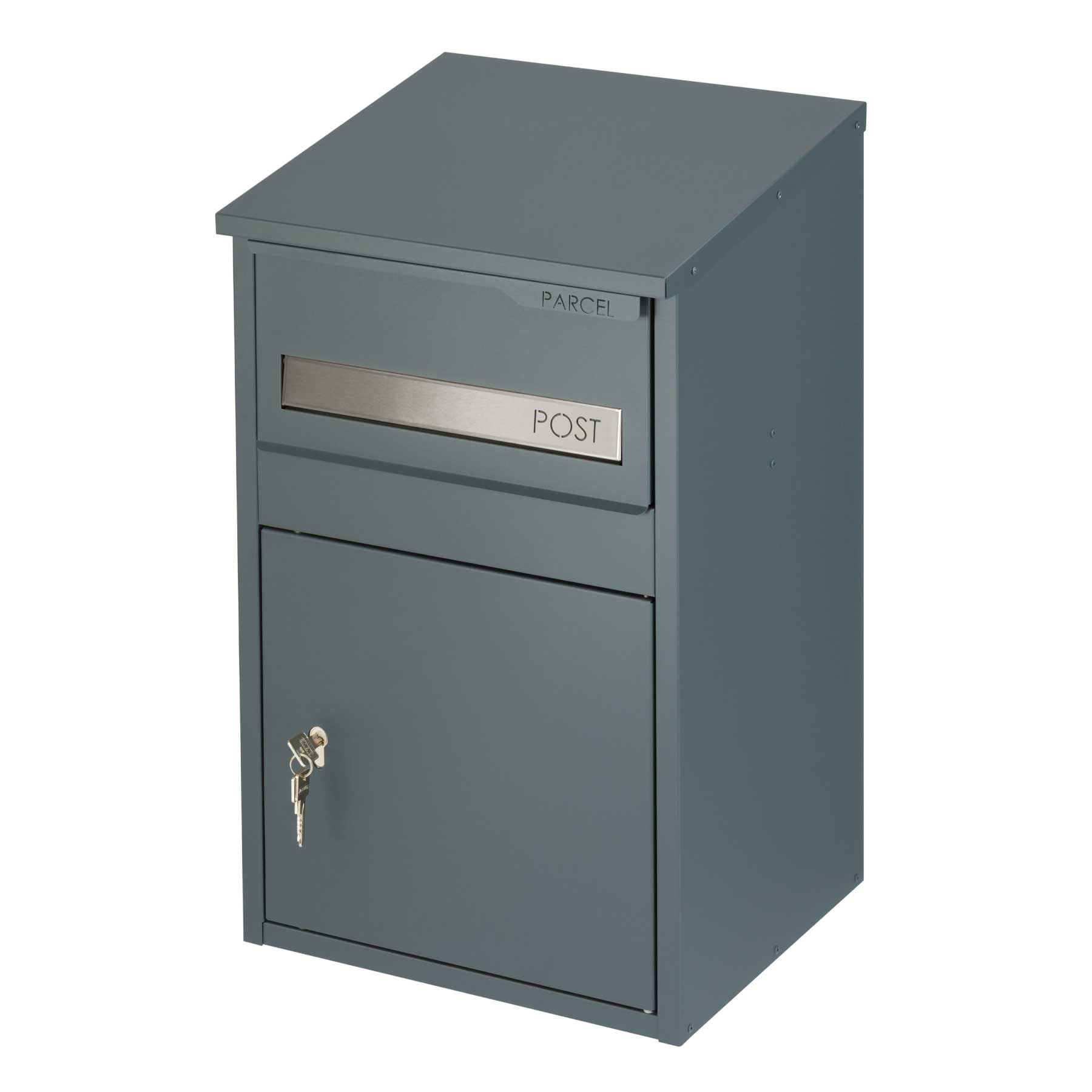 Paketbriefkasten anthrazit mit Profilzylinder