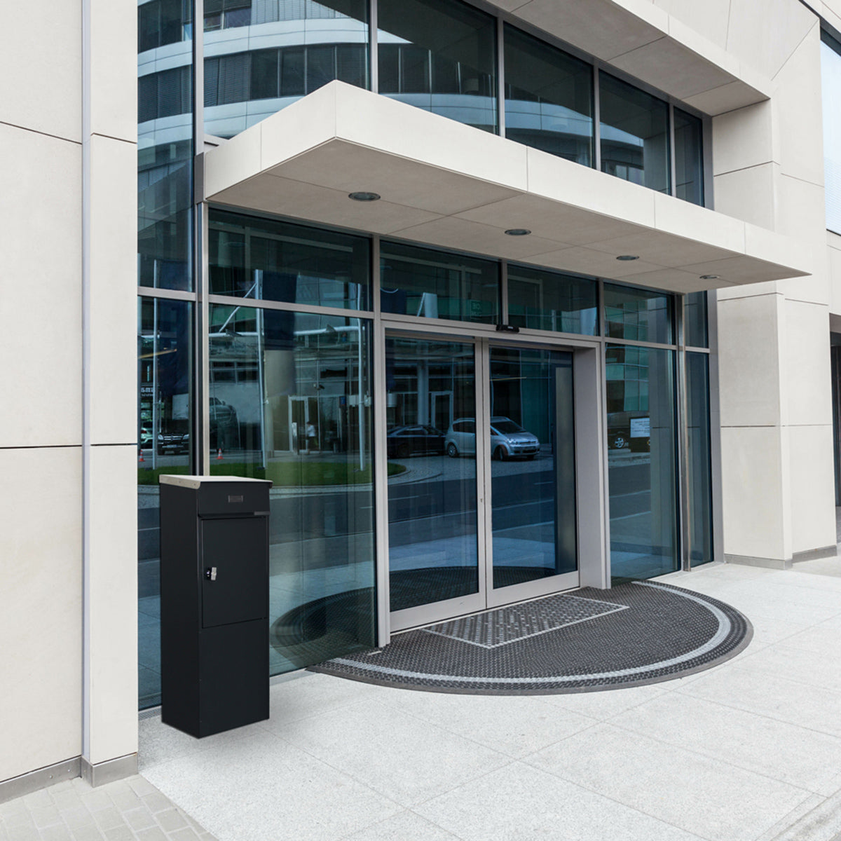 Standbriefkasten Tiamat 855 anthrazit-grau mit 8 Schlüsseln