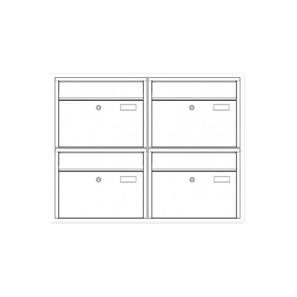 Briefkasten 967 anthrazit