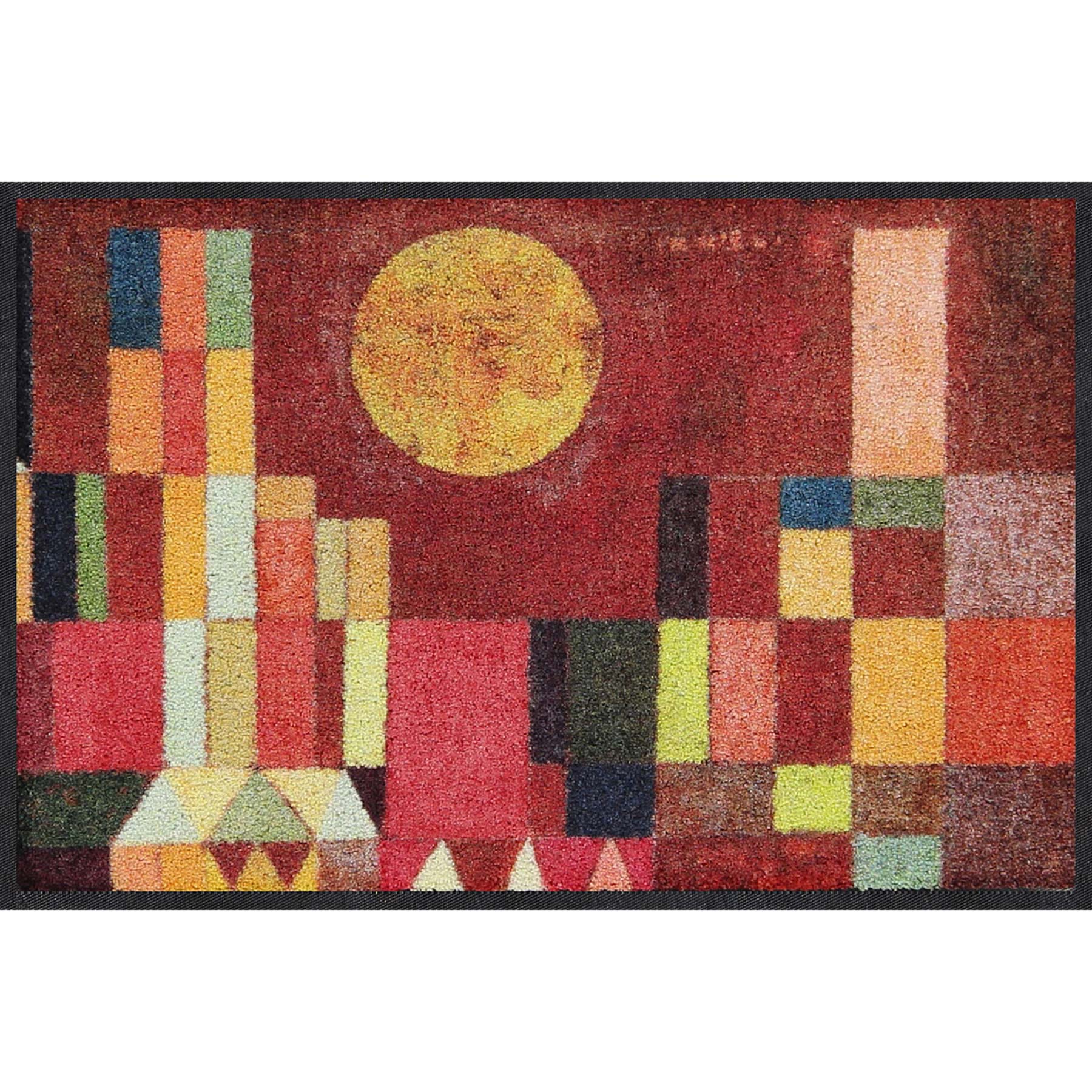 Fußmatte 50x75 Castle and Sun rot