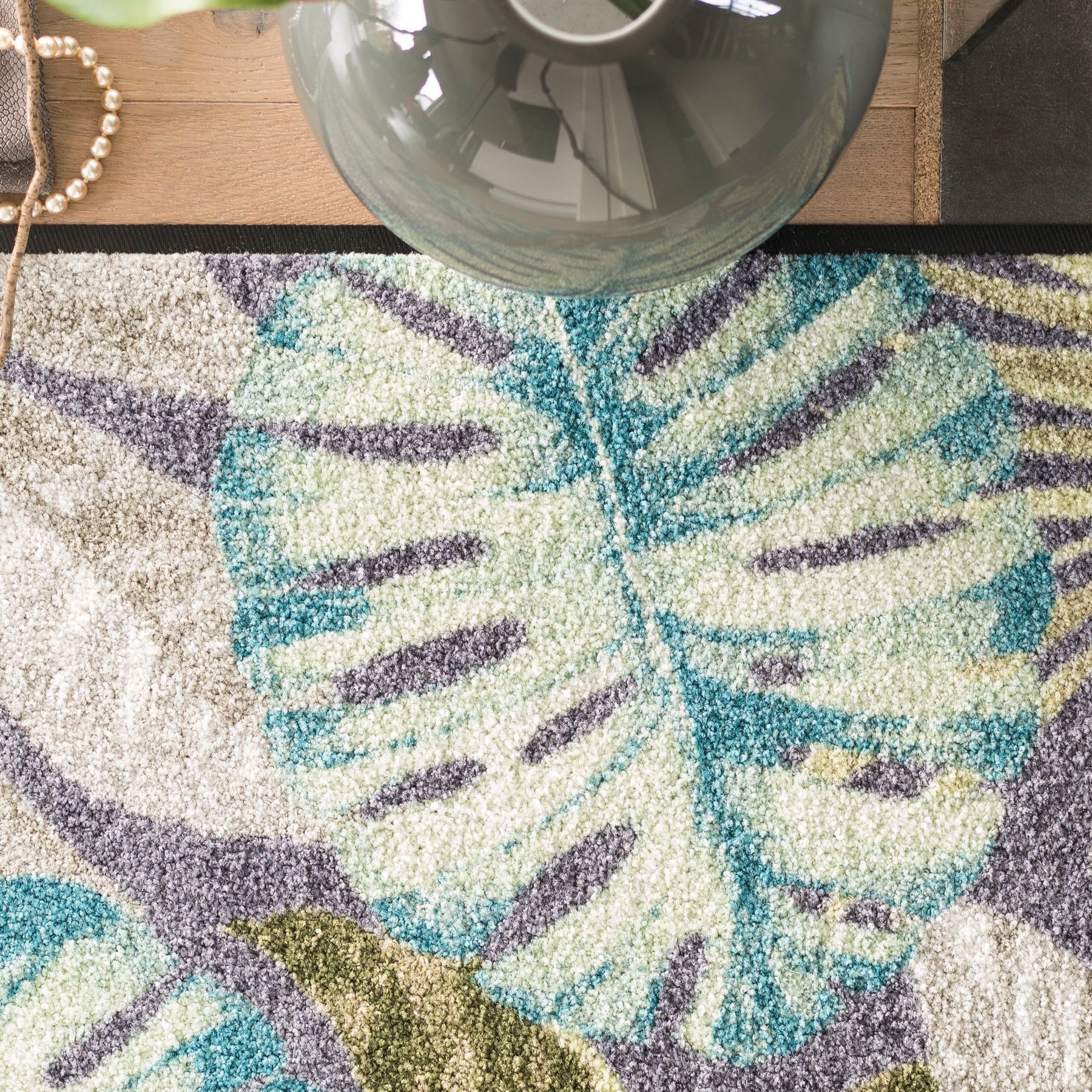 Fußmatte 50x75 Coco anthrazit grün