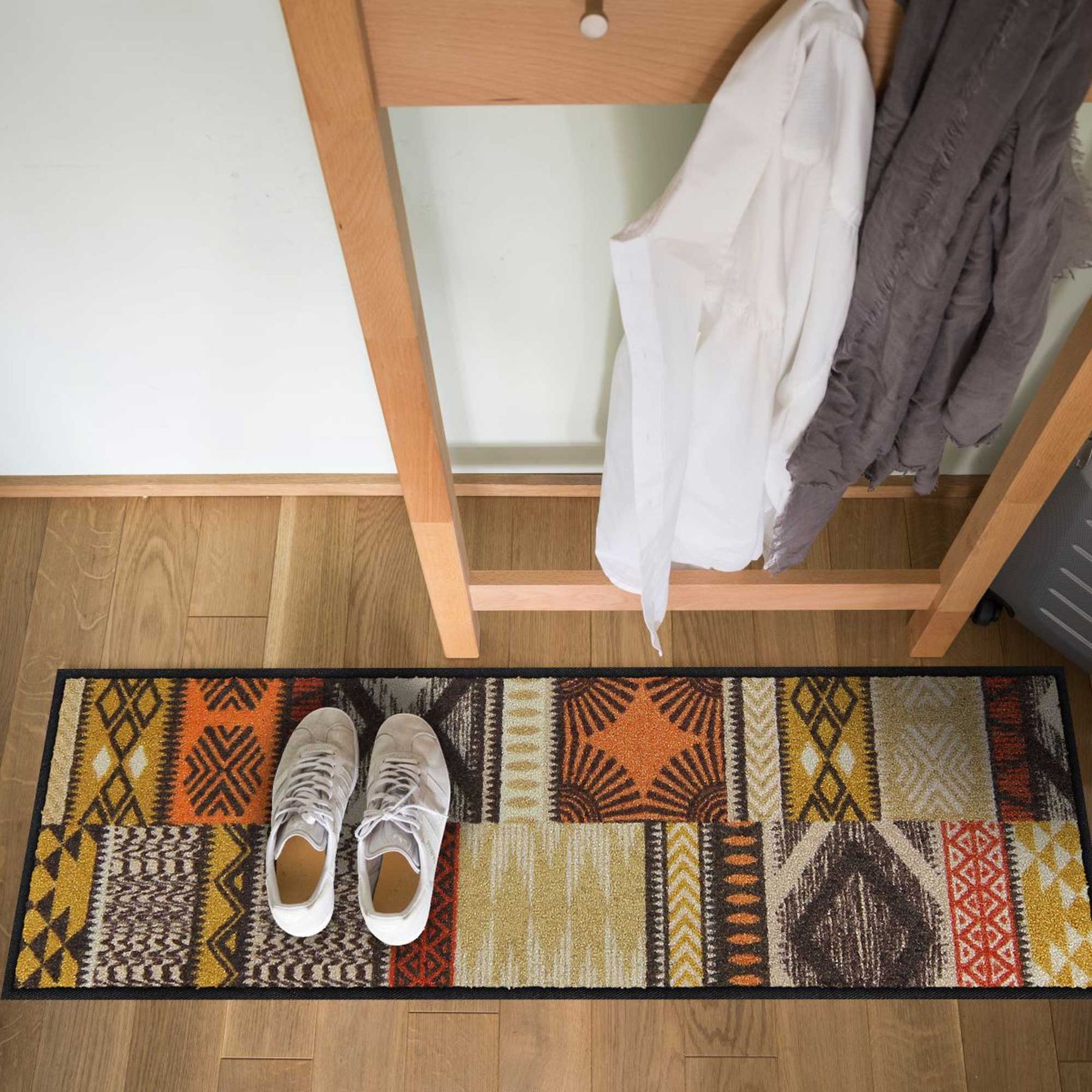 Läufer klein 30x100 Ethno Patch braun