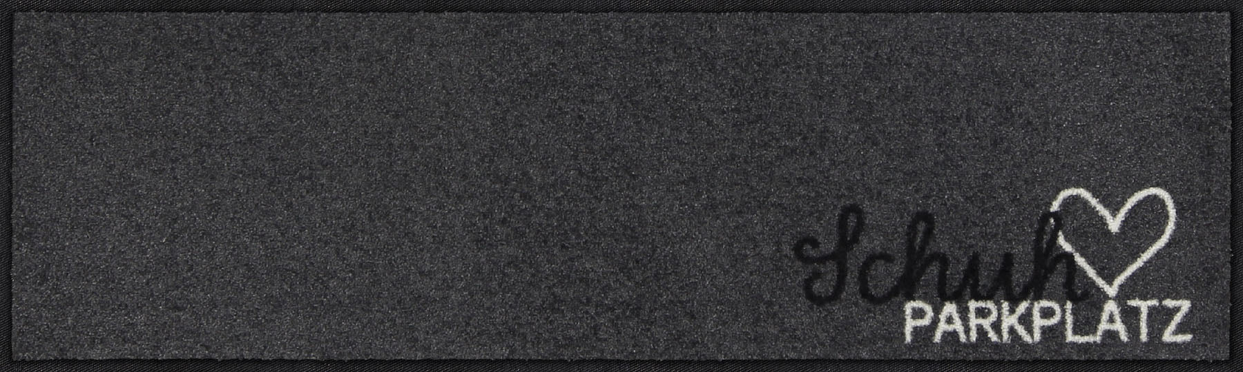 Läufer klein 30x100 Schuhparkplatz pur silber anthrazit