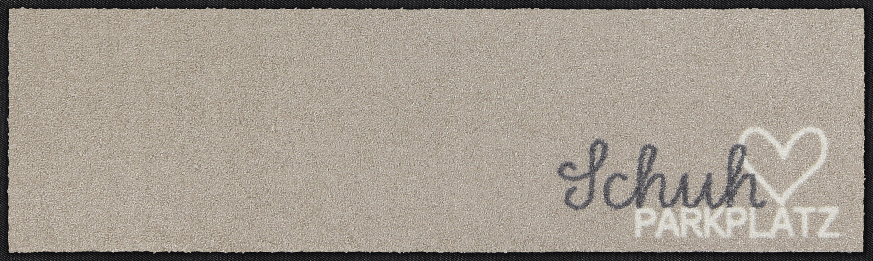 Läufer klein 30x100 Schuhparkplatz pur taupe