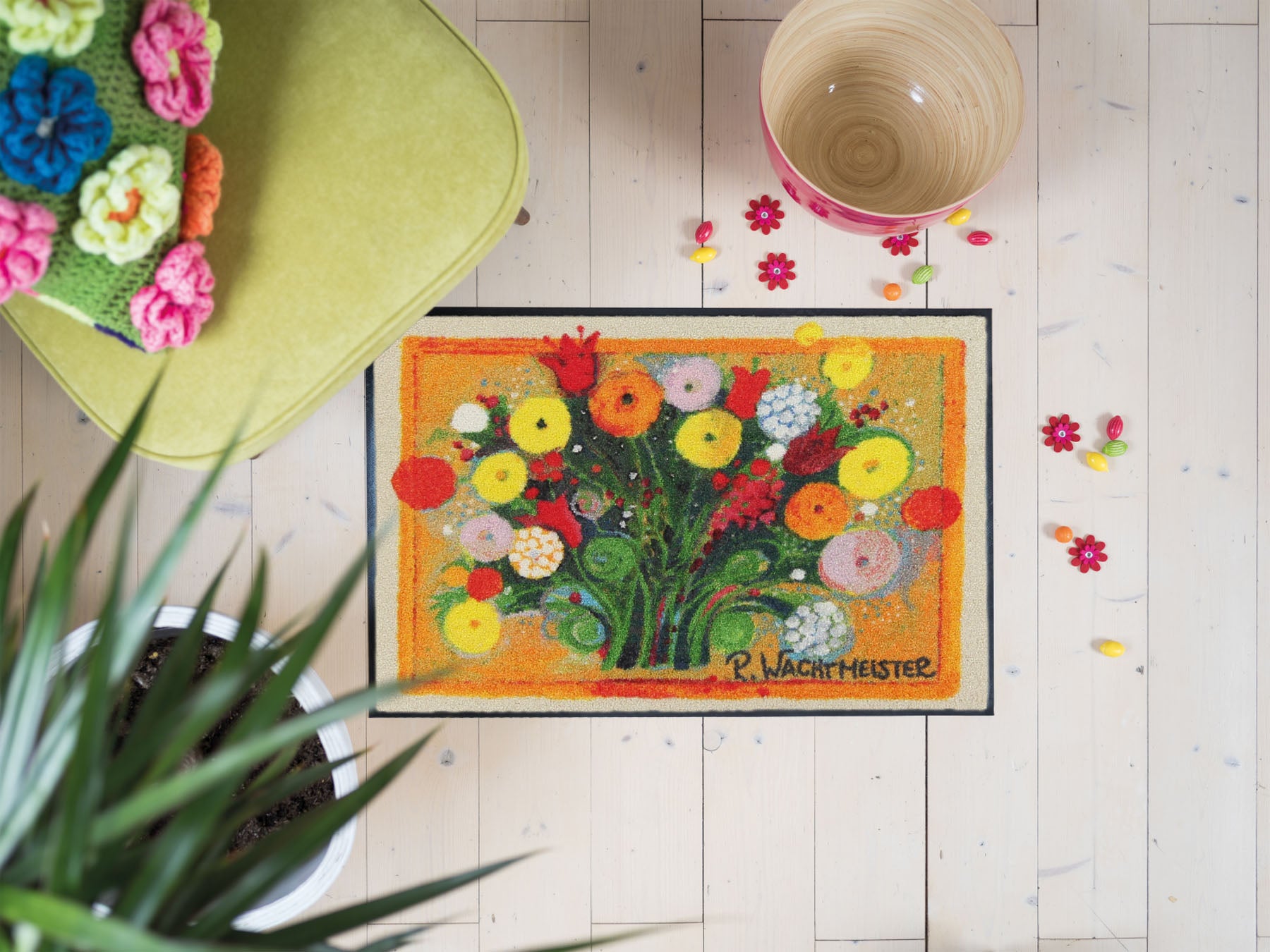 Fußmatte 50x75 Rosina Wachtmeister Primavera gelb