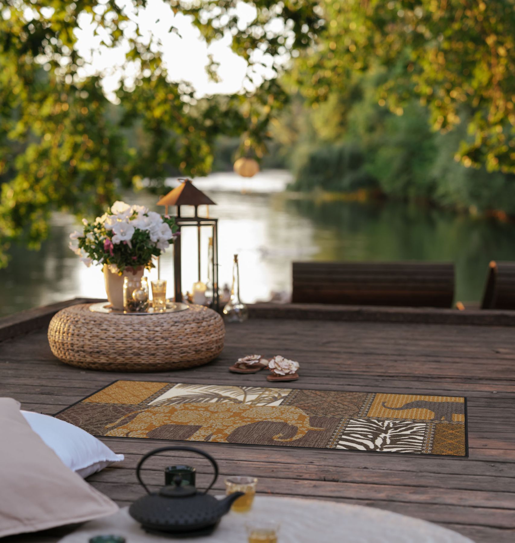 Wohnmatte 75x150 Marula Braun