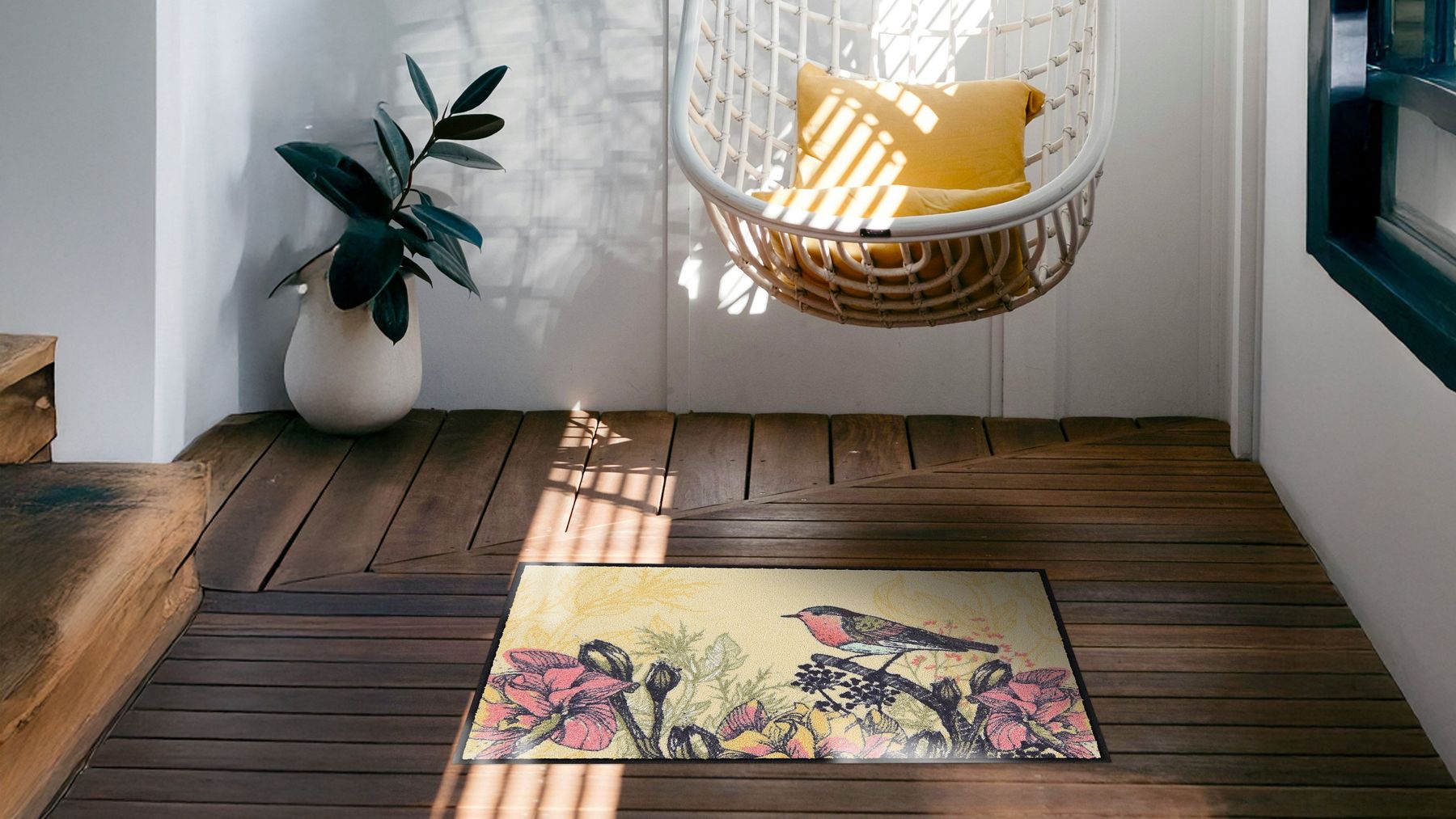 Fußmatte 50x75 Garden Whisper braun