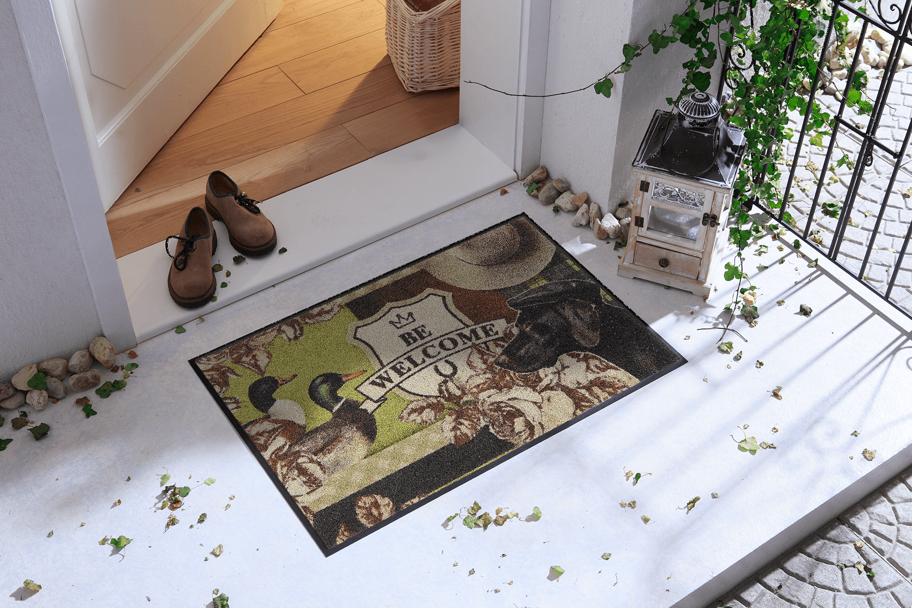 Fußmatte 50x75 Heritage Garden braun