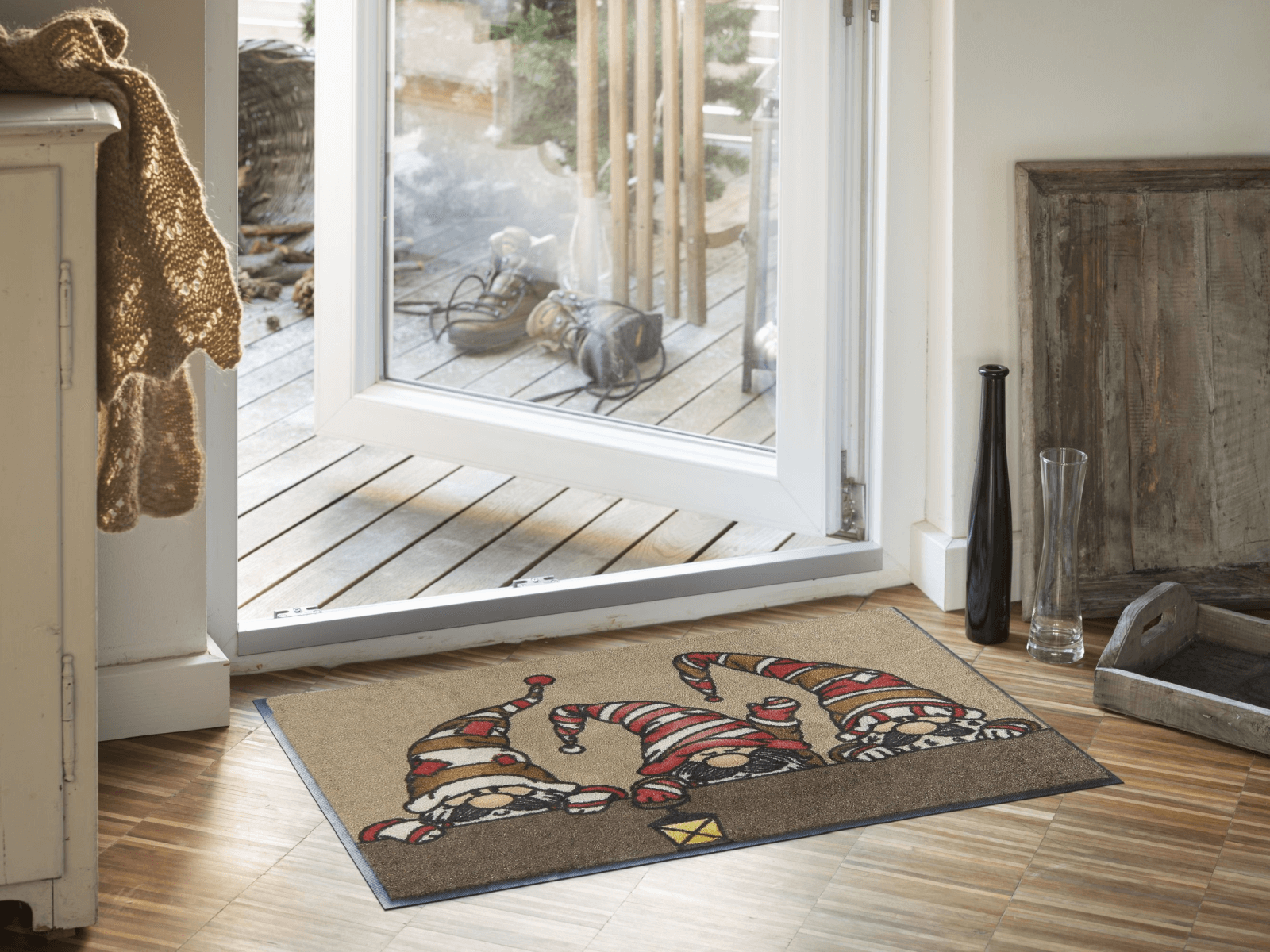 Fußmatte 50x75 Julklapp beige