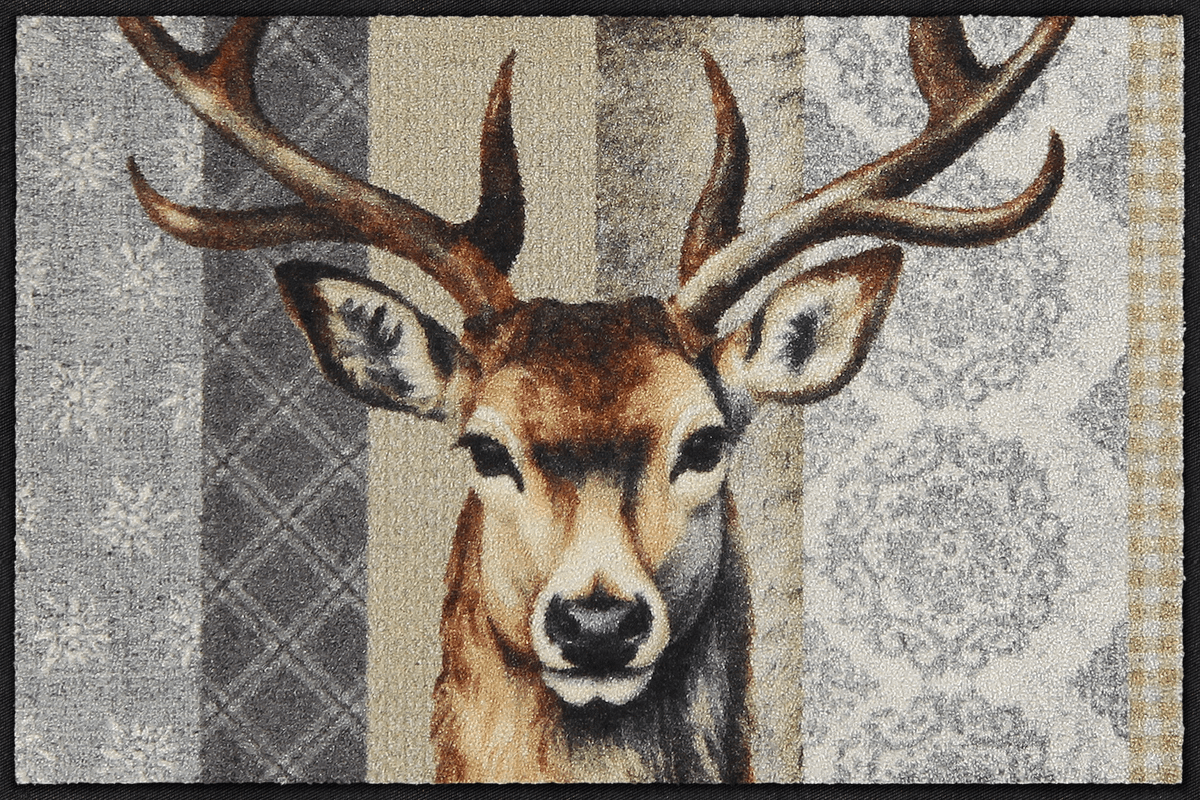 Fußmatte 50x75 Woodland King beige