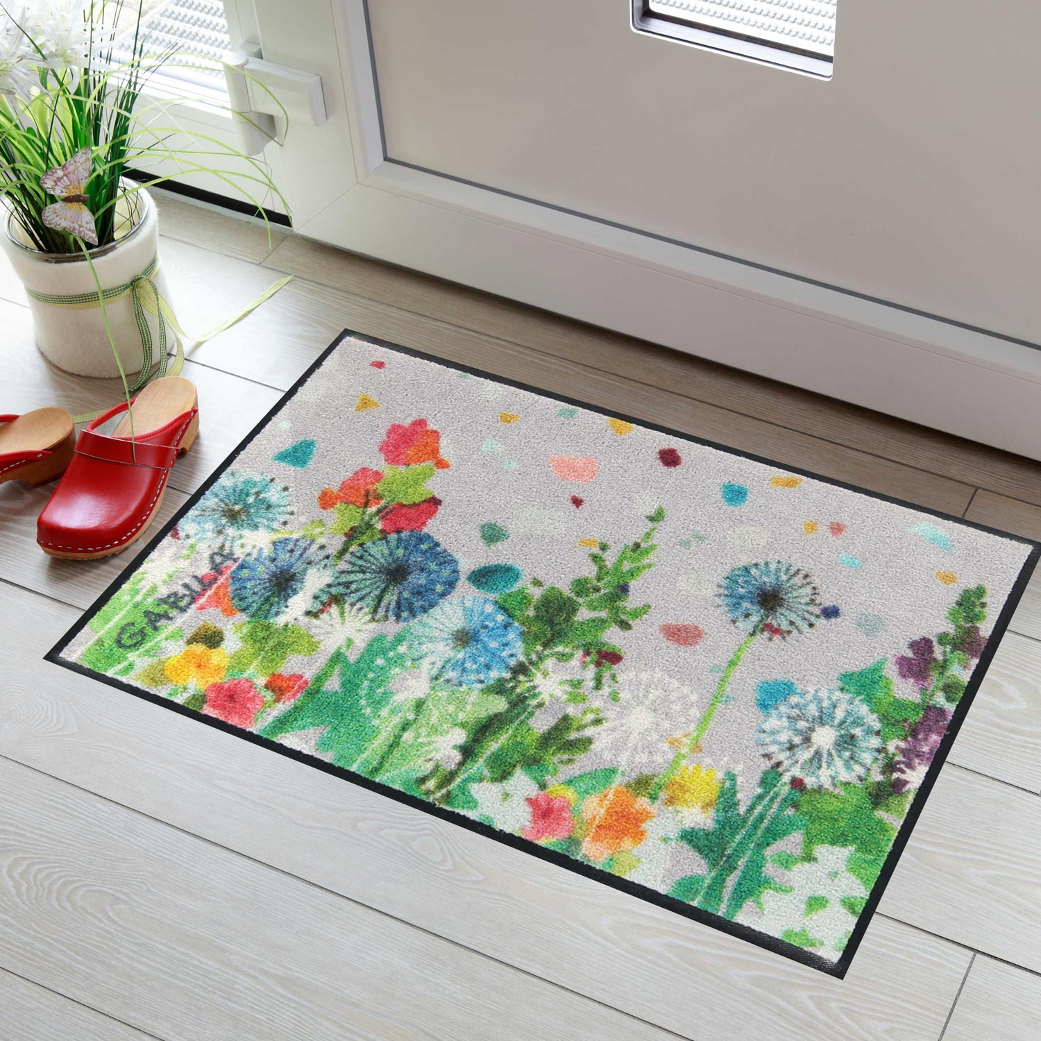 Fußmatte 50x75 Bee happy Portrait