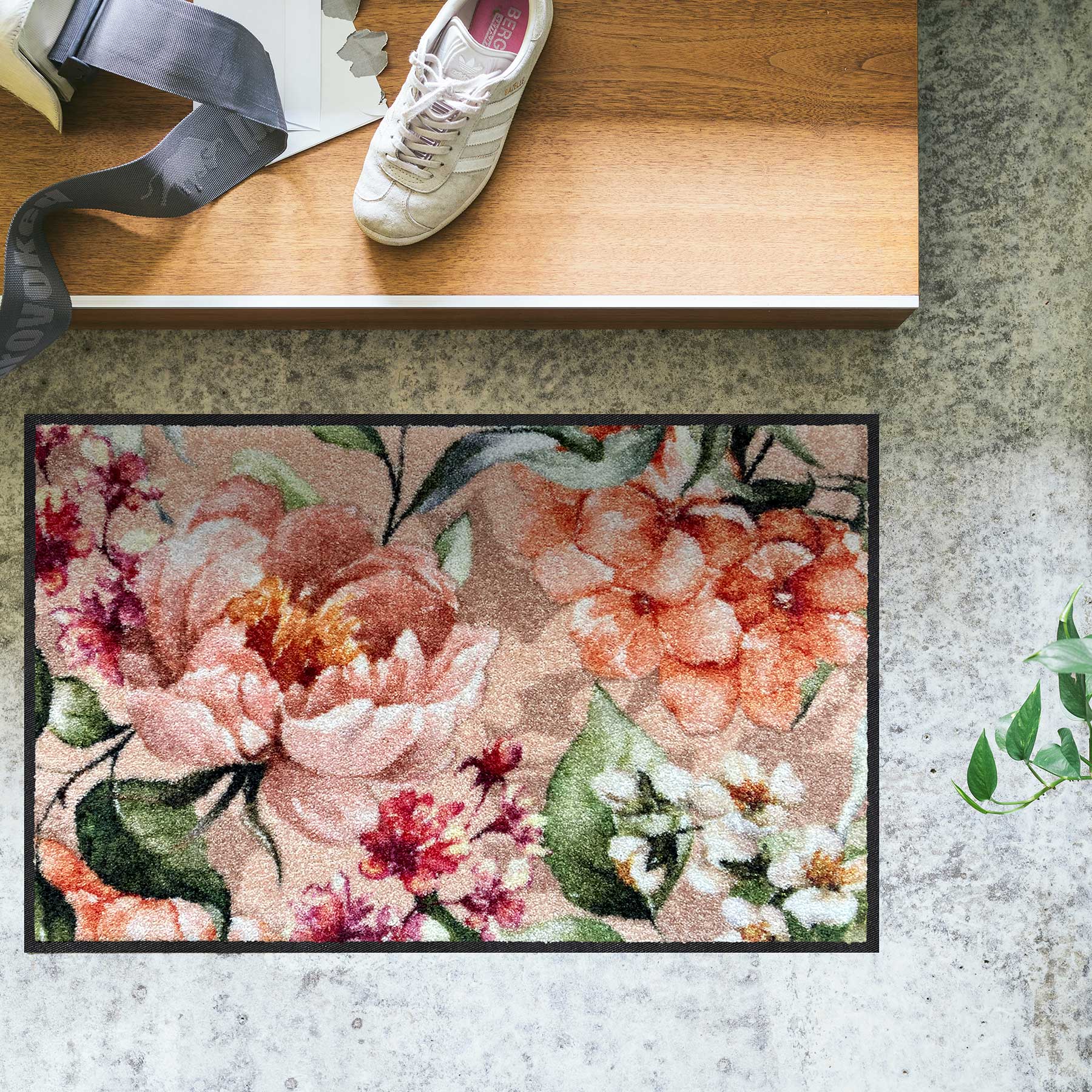 Fußmatte 50x75 Florina spring rosa