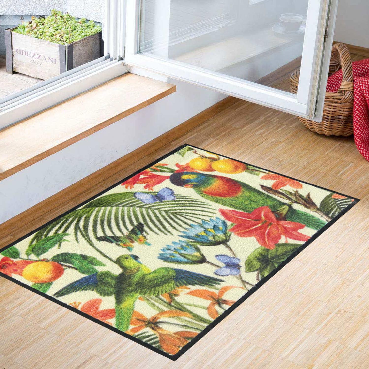 Fußmatte 50x75 Jardin Majorelle grün