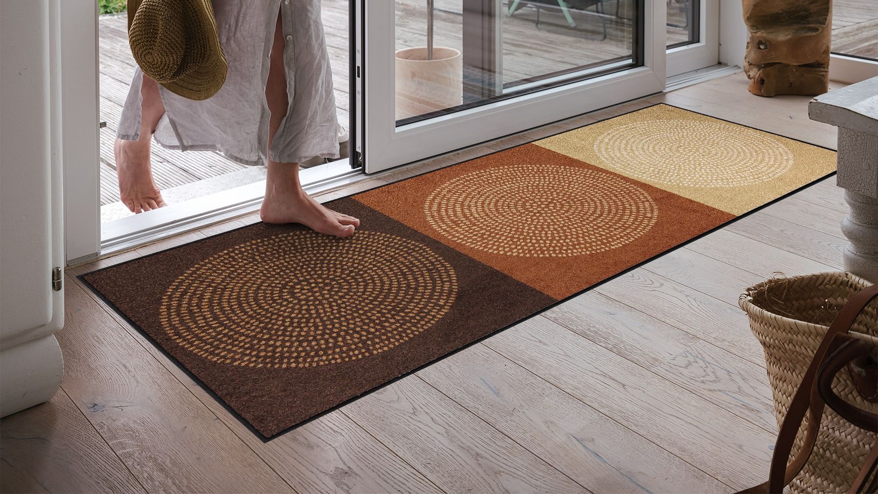 Läufer 75x190 Nestor mocca