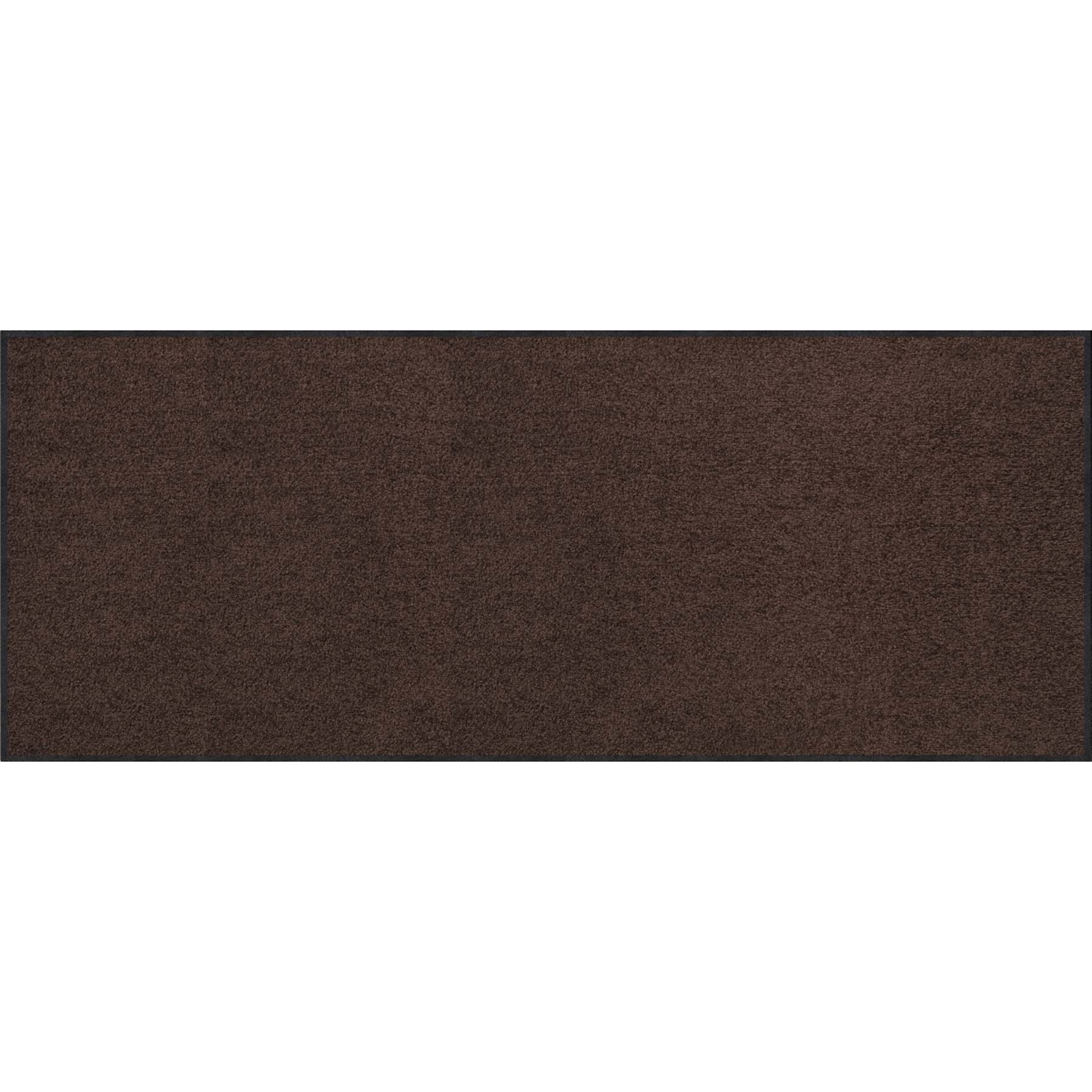 Teppichläufer 75x190 Uni Schokobraun