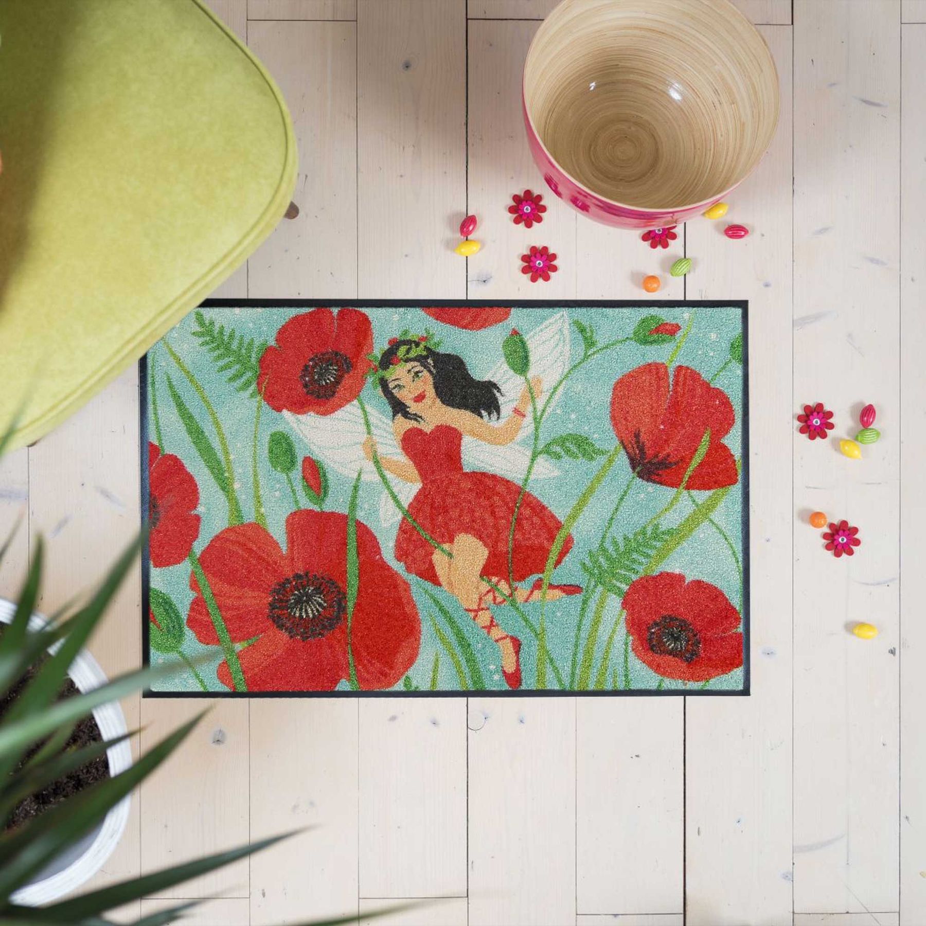 Fußmatte 50x75 Maivi rot