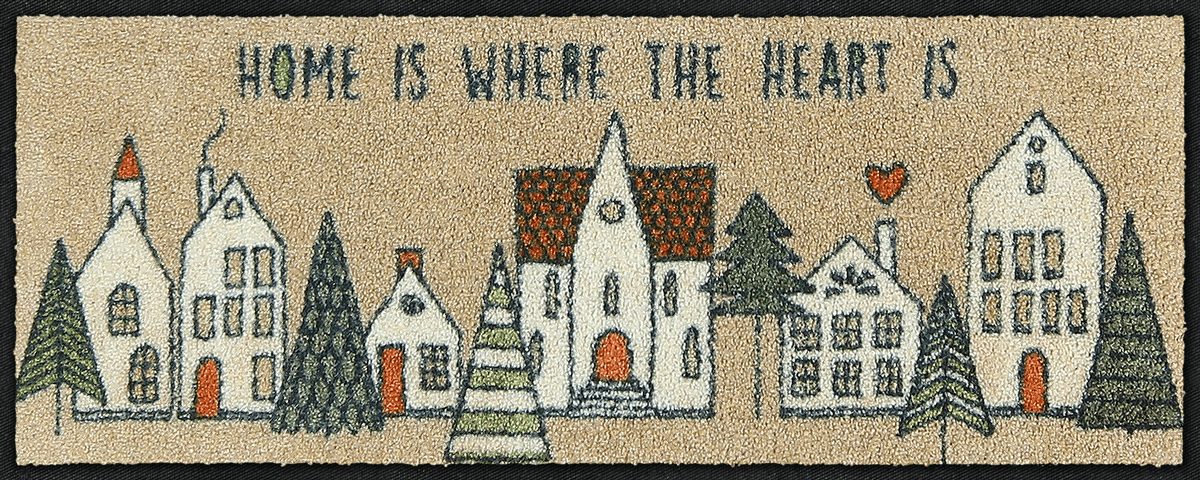 Fußabtreter klein 30x75 Forest Village rot