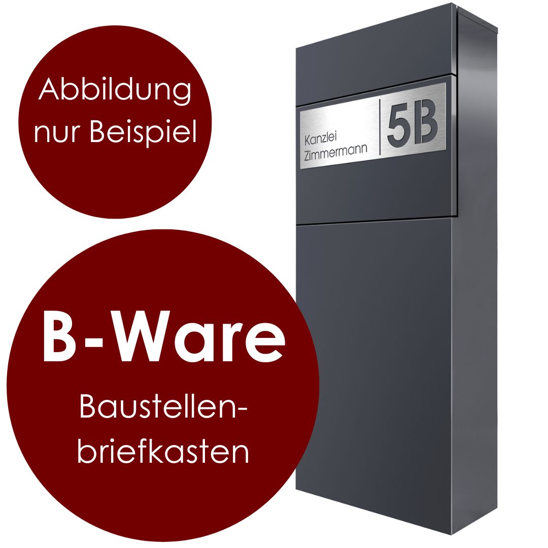 Stand-Briefkasten B-Ware mit optischen Mängeln | Modell je nach Verfügbarkeit