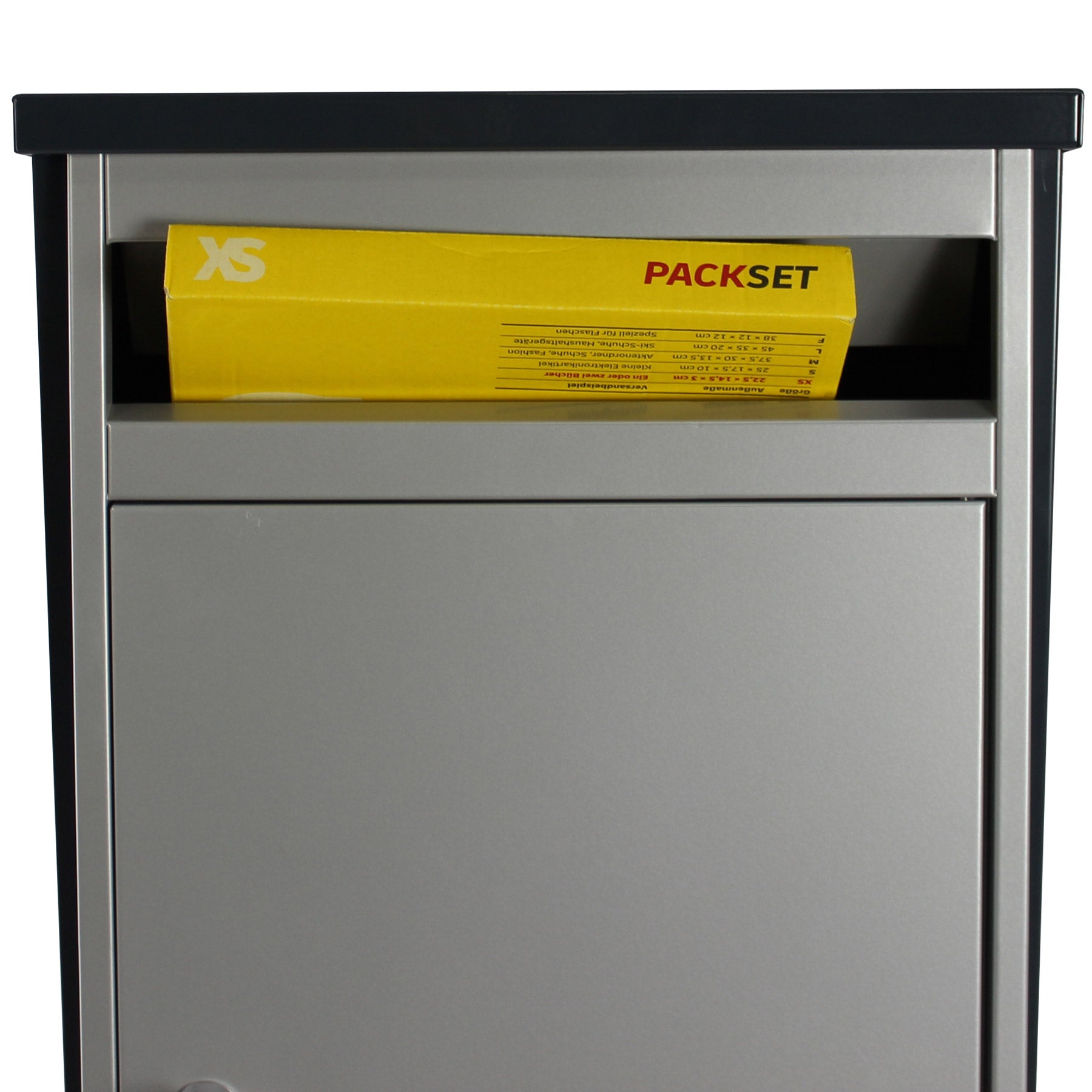 Standbriefkasten groß Eurotrend No.1 anthrazit-silbergrau