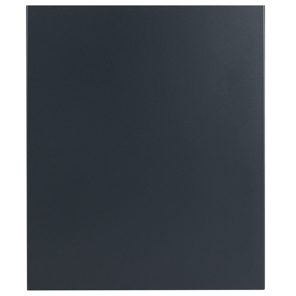 Standbriefkasten mit Zeitungsfach anthrazit seidenglanz (RAL 7016) SBox 116b Briefkasten mit Pfosten (einbetonieren)