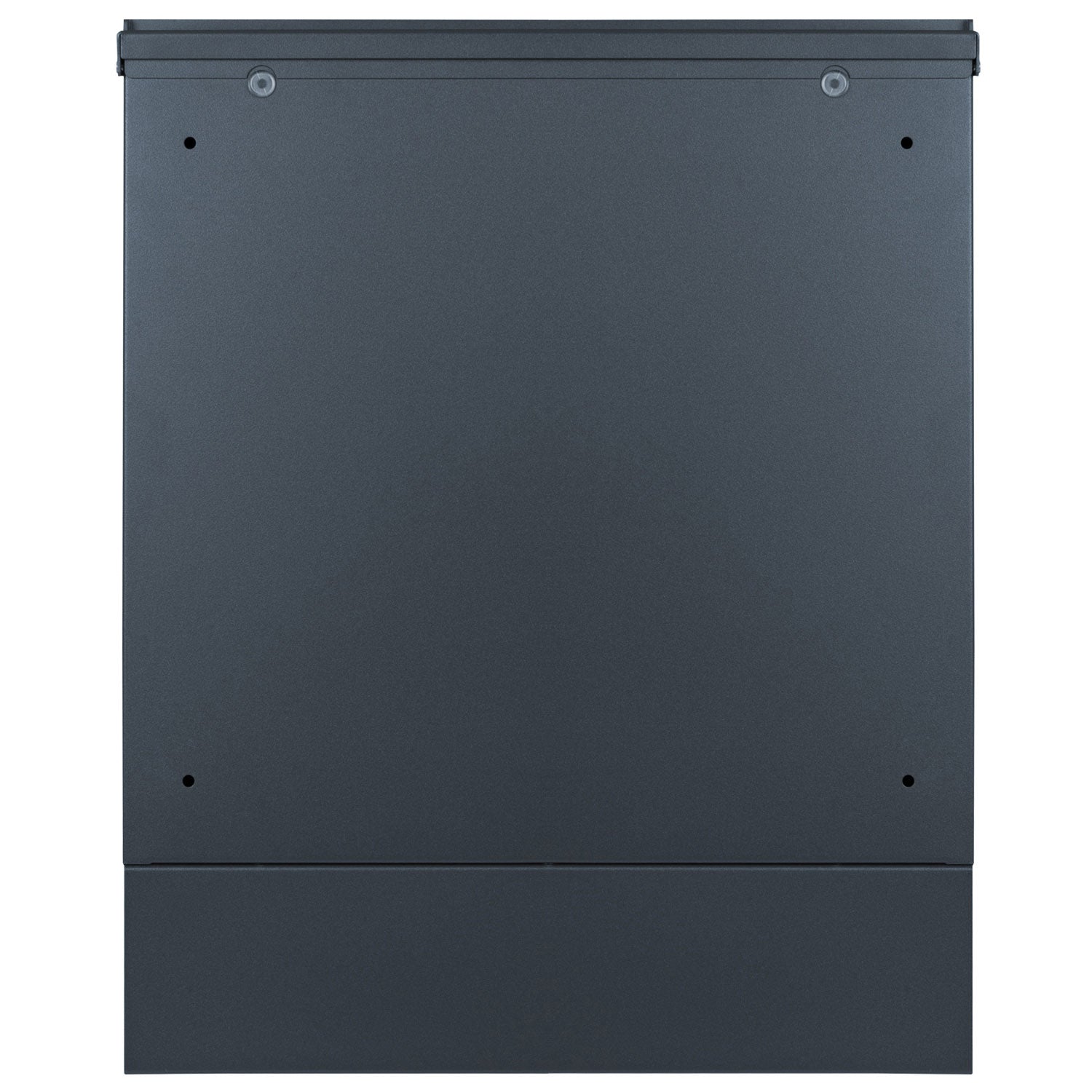 Standbriefkasten mit Zeitungsfach anthrazit (RAL 7016) SBox 141R b Briefkasten mit Pfosten (einbetonieren)