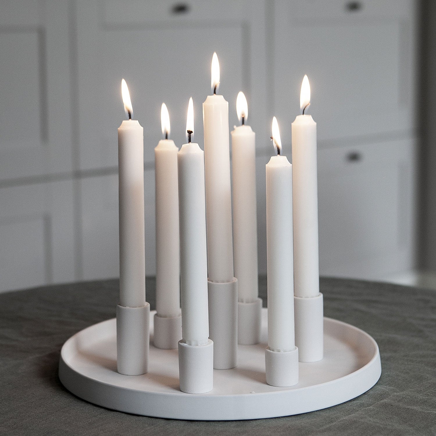 Storefactory Lingsberg Kerzenhalter glossy black / schwarz D 29 cm