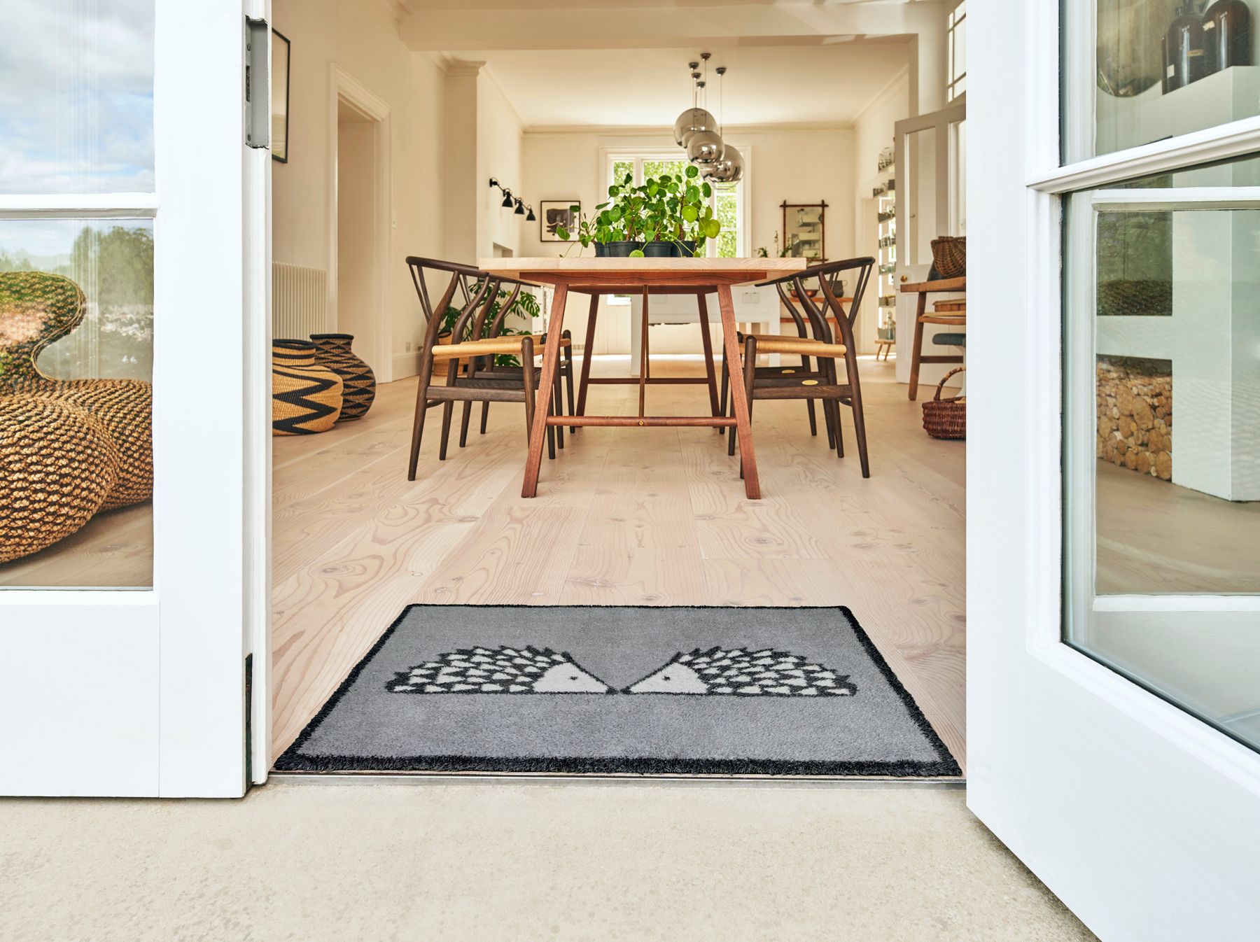 Fußmatte 60x85 Kissing Spike Slate grau