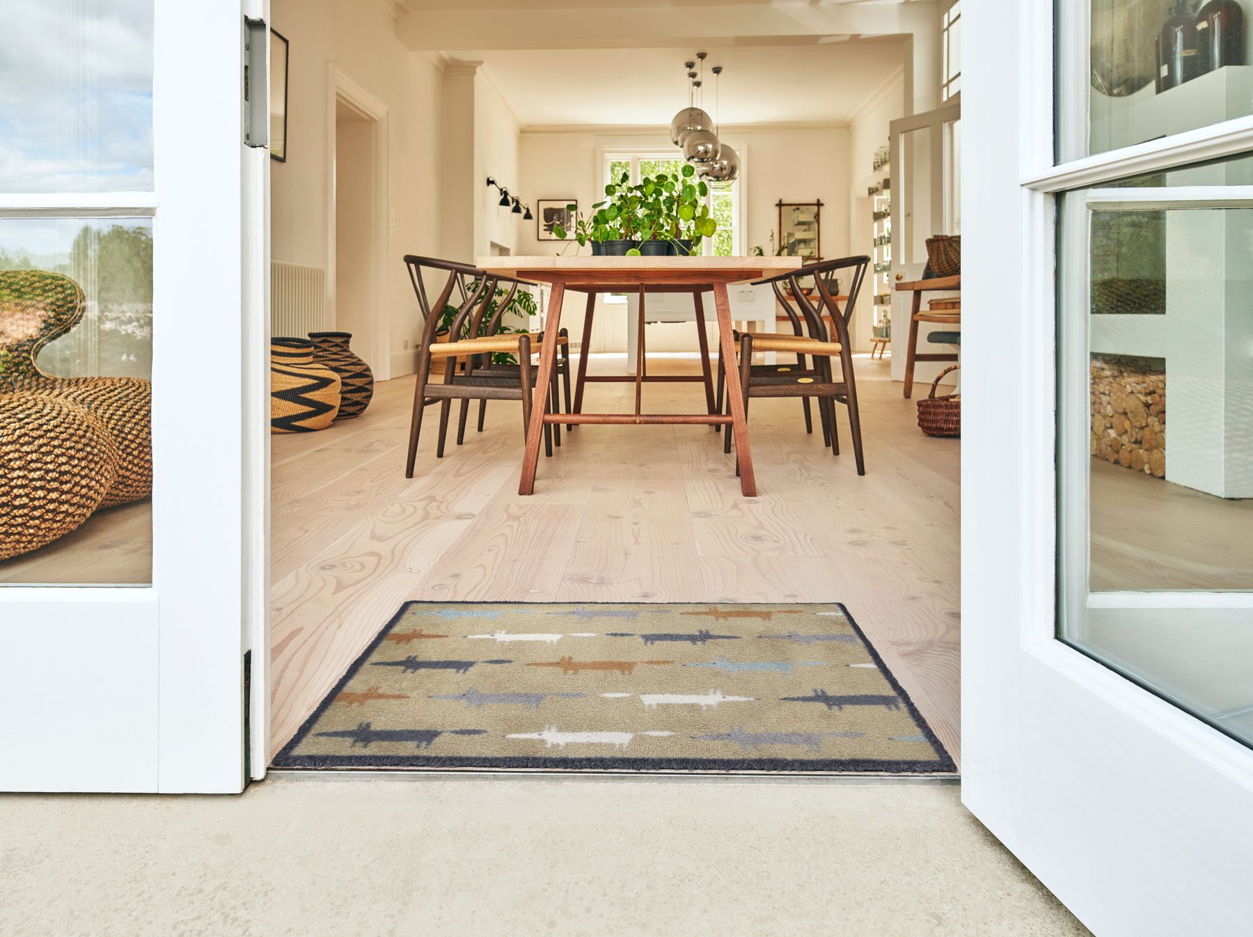 Fußmatte 60x85 Running Mr Fox Multi