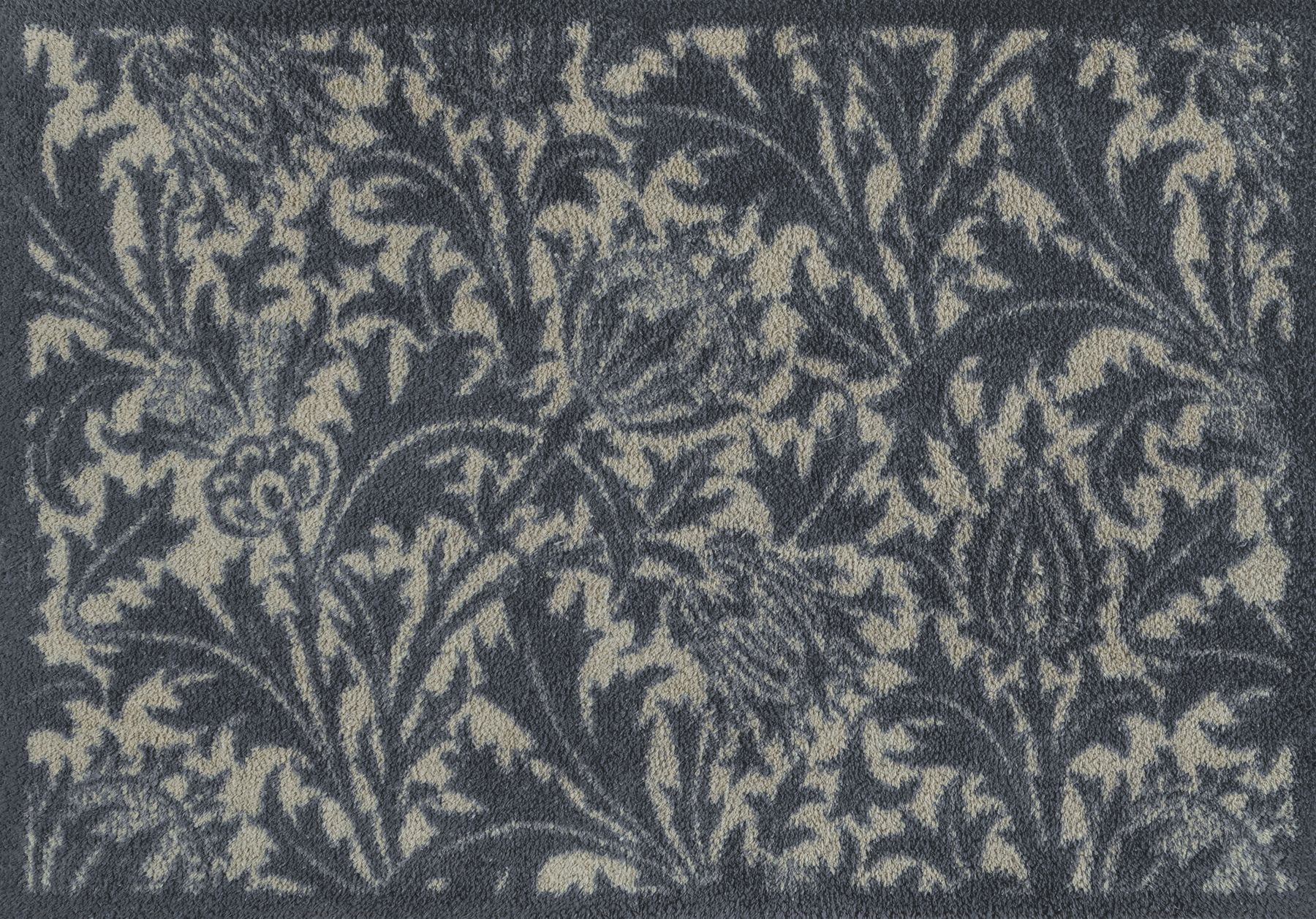 Fußmatte 60x85 Thistle Blue & Gold blau