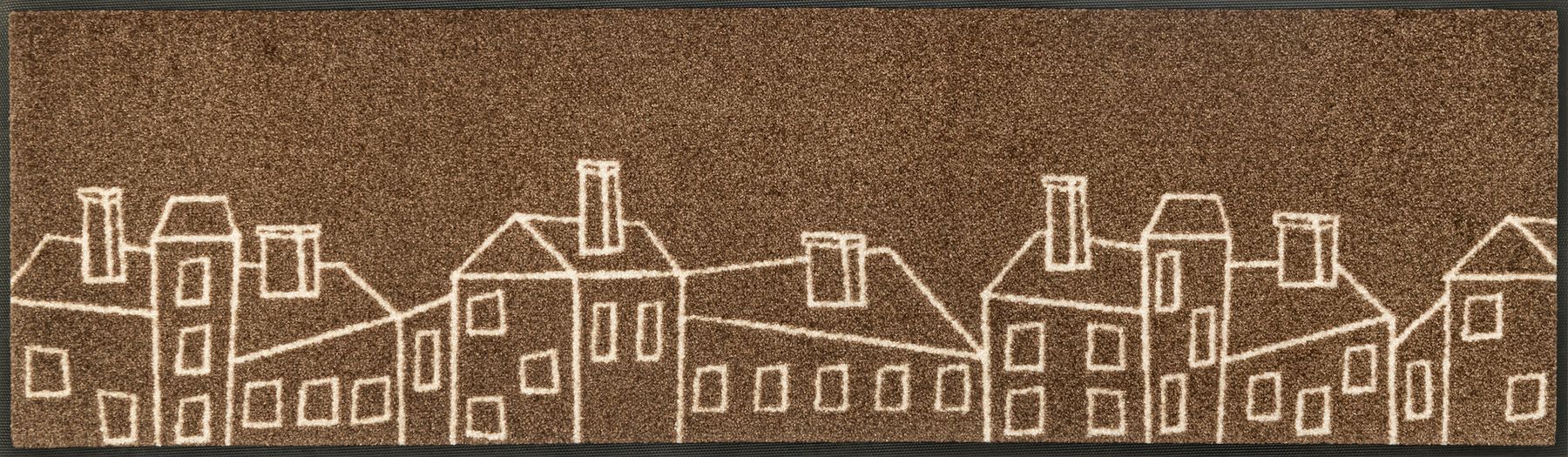 Läufer 35x120 Linecity braun