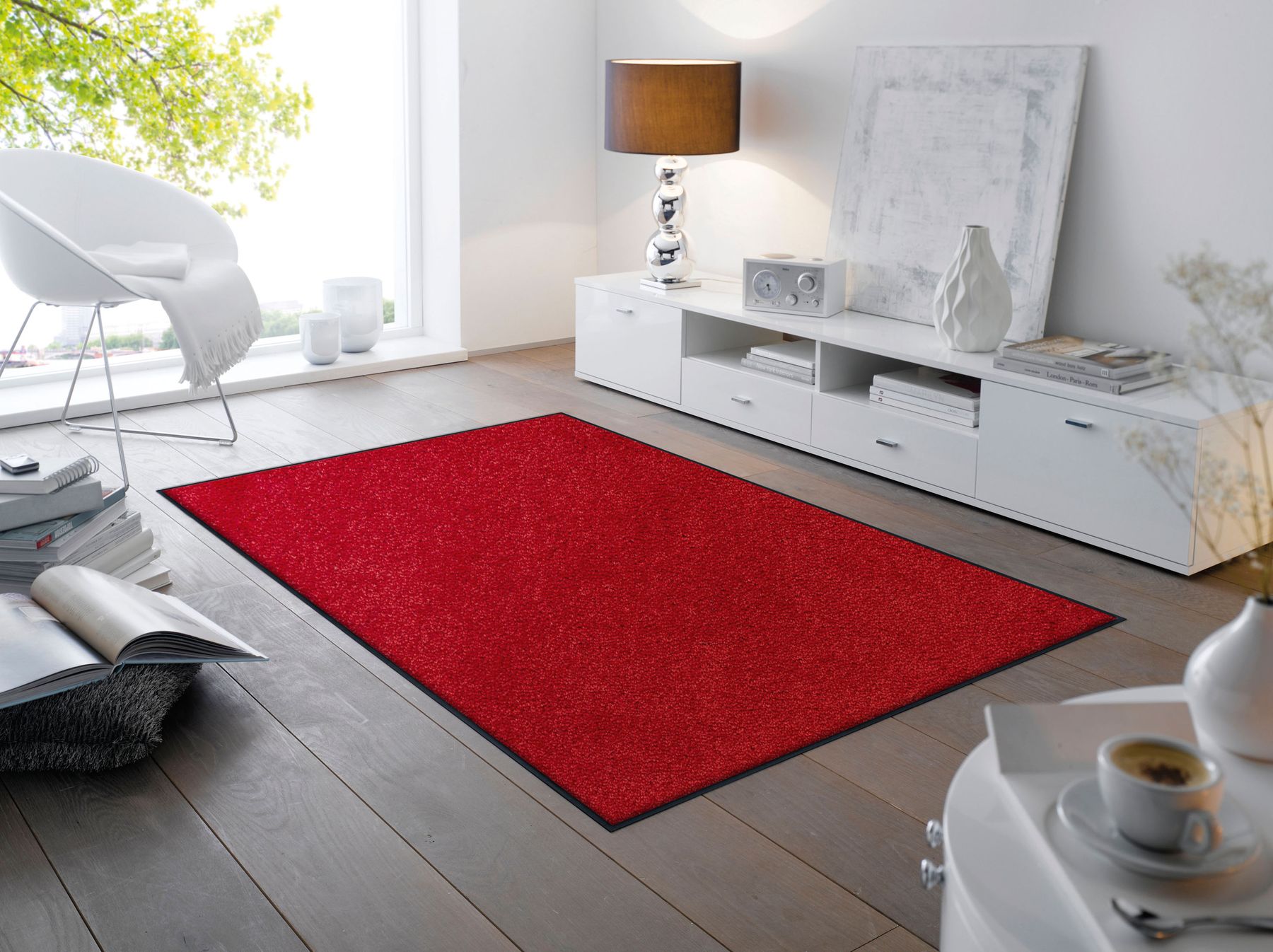 Wohnteppich 120x180 Regal Red
